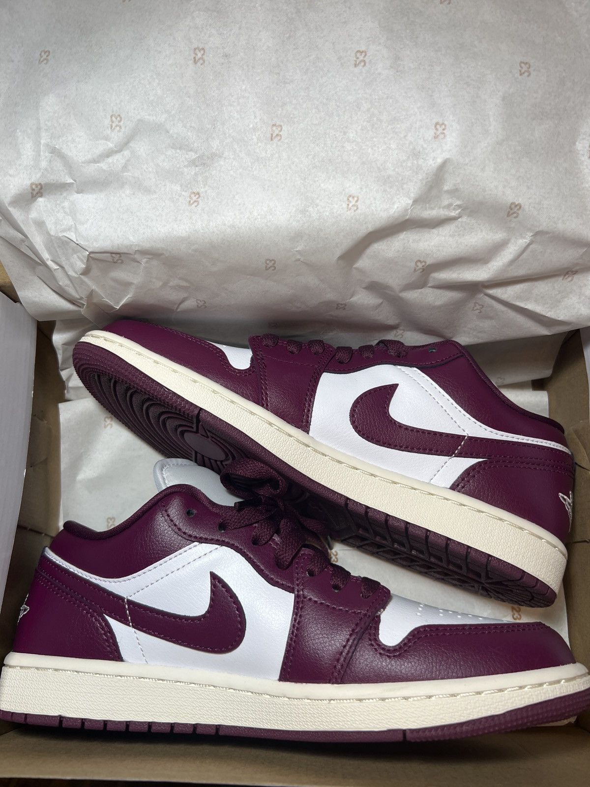 Nike BRAND NEW PURPLE JORDAN AJ 1 LOW - WOMENS Size US 8 / IT 38 - 3 Thumbnail