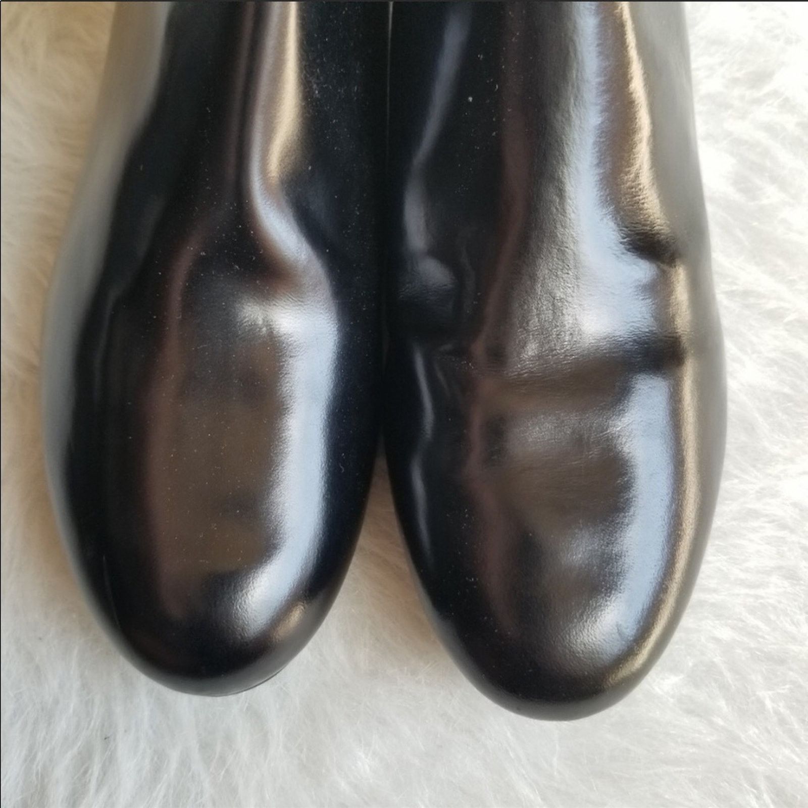 Theory THEORY Black Miriam Patent Leather Ankle Boot Booties 7.5 Size US 7.5 / EU 40-41 - 8 Thumbnail