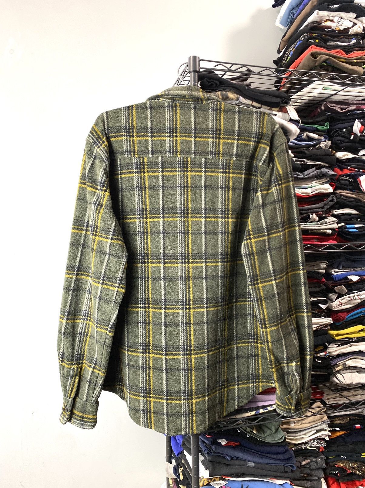 Quiksilver Vintage 00s Billabong Surf Fleece Flannel Shirt Stussy Size US M / EU 48-50 / 2 - 2 Thumbnail
