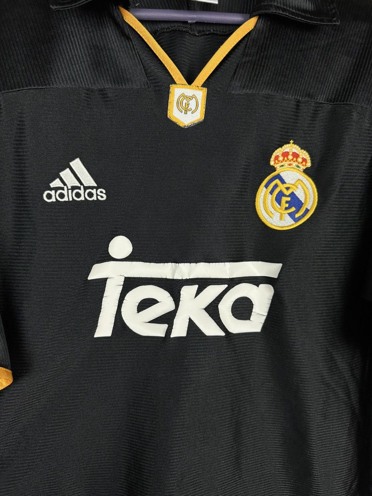 Adidas REAL MADRID 1999/01 AWAY Football Shirt Soccer JERSEY Adidas Size US L / EU 52-54 / 3 - 4 Thumbnail