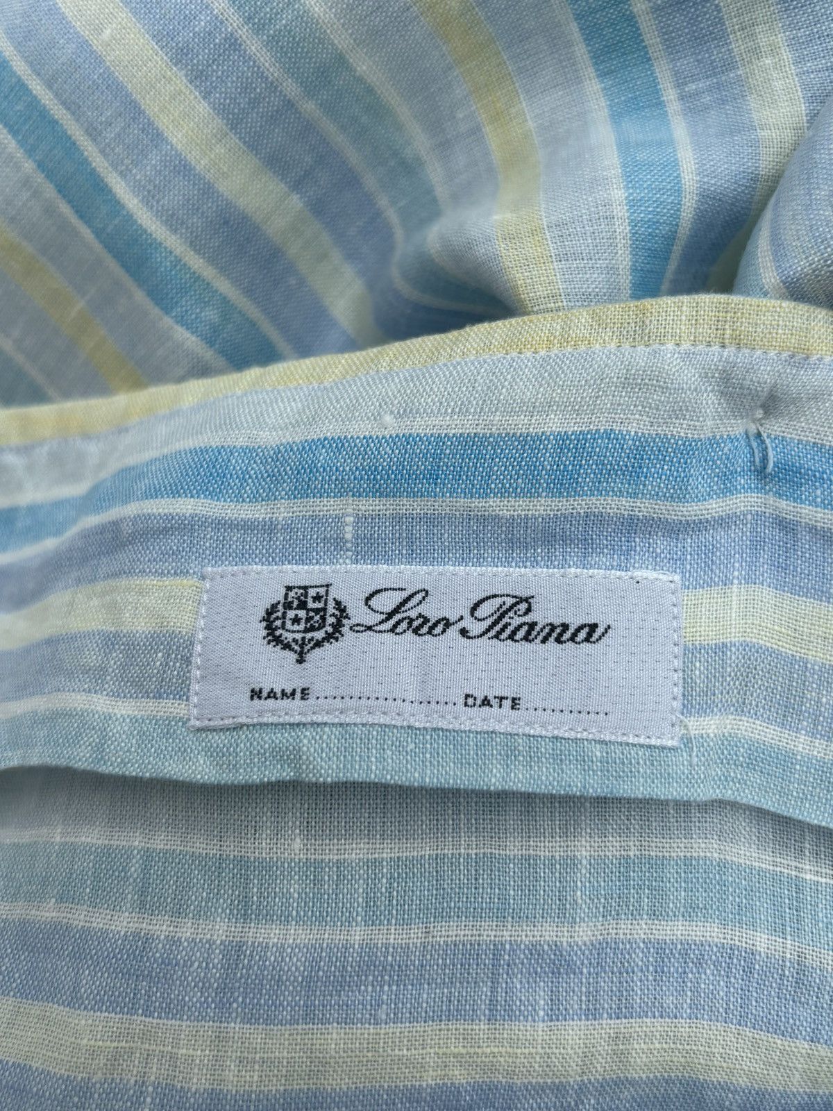 Loro Piana Striped Linen Shirt Size US XL / EU 56 / 4 - 8 Thumbnail