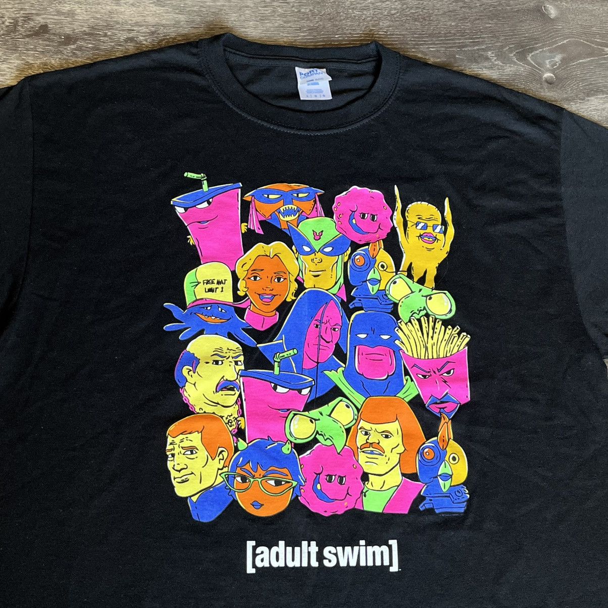 Cartoon Network Vintage Adult Swim Hardees Employee Cartoon Promo Logo Tee Size US L / EU 52-54 / 3 - 2 Thumbnail