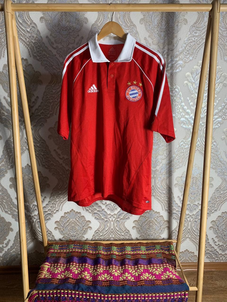 Adidas × Vintage VERY RARE ADIDAS FC BAYERN MÜNCHEN GERMANY SOCCER JERSEY Y2K Size US XL / EU 56 / 4 - 1 Thumbnail