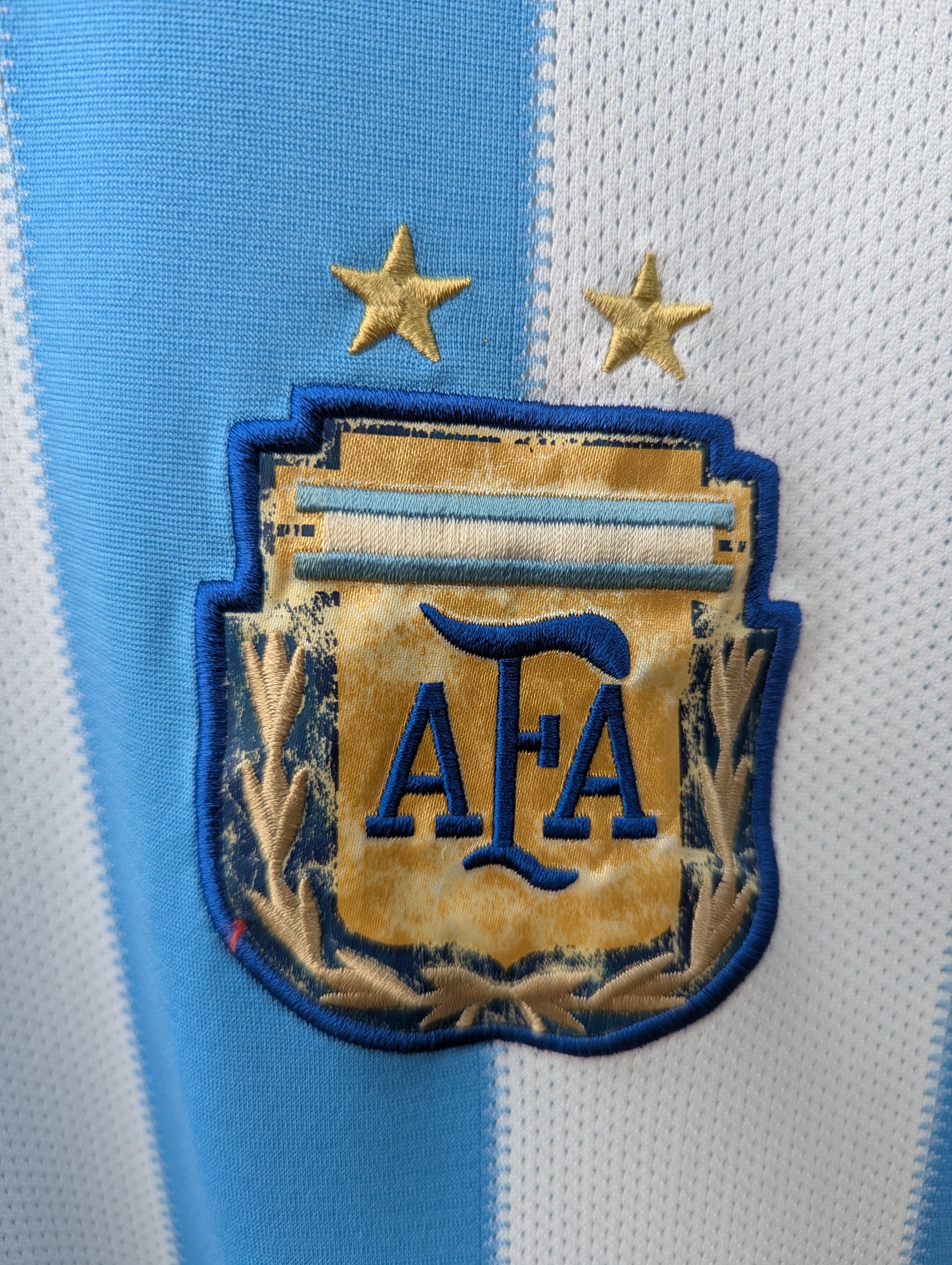 Adidas Adidas Argentina 2010-2011 Home Football Jersey Size US L / EU 52-54 / 3 - 2 Thumbnail