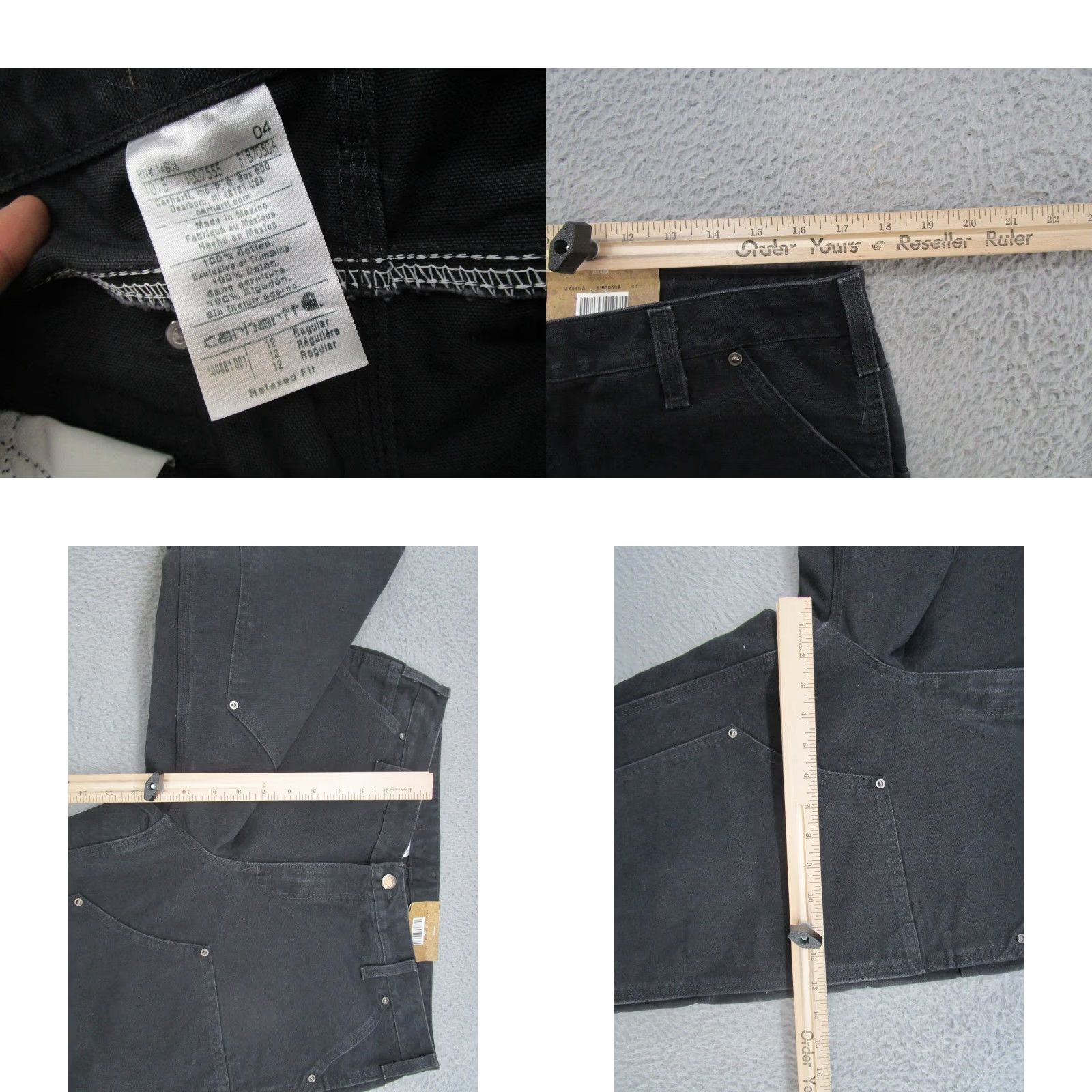 Carhartt VINTAGE Carhartt Women’s Double Knee Work Pants 100681-001 Size 12 Relaxed NEW Size 34" / US 12 / IT 48 - 8 Thumbnail