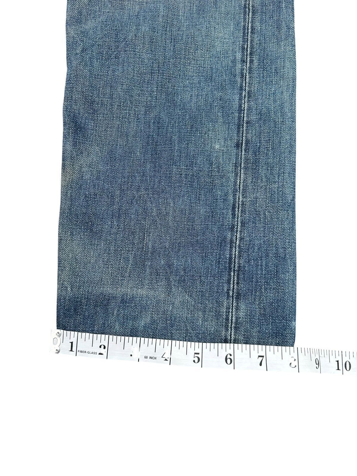 Kapital VINTAGE LEVIS BIG E SELVEDGE THRASHED DENIM JEANS Size US 29 - 25 Thumbnail