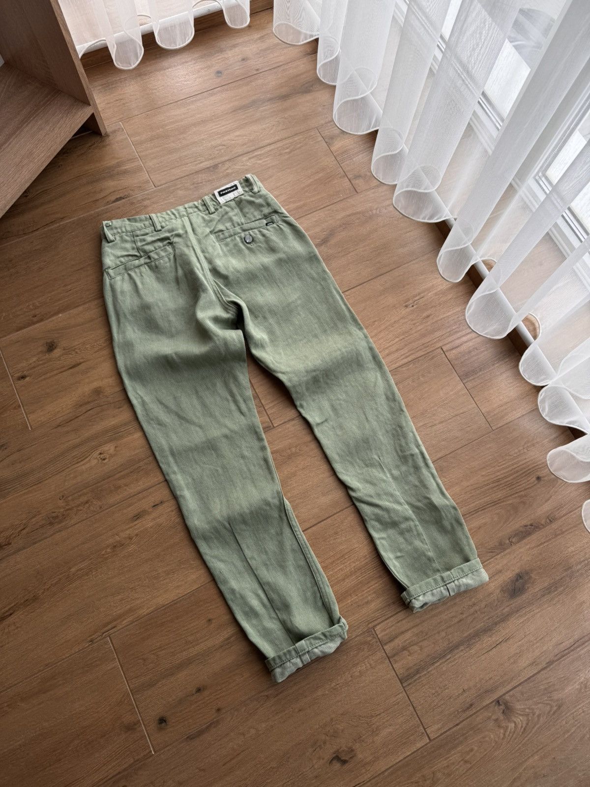 Freitag × Vintage Vintage Freitag E550 Indigo Green Selvedge Workwear Pants Size US 28 / EU 44 - 8 Thumbnail