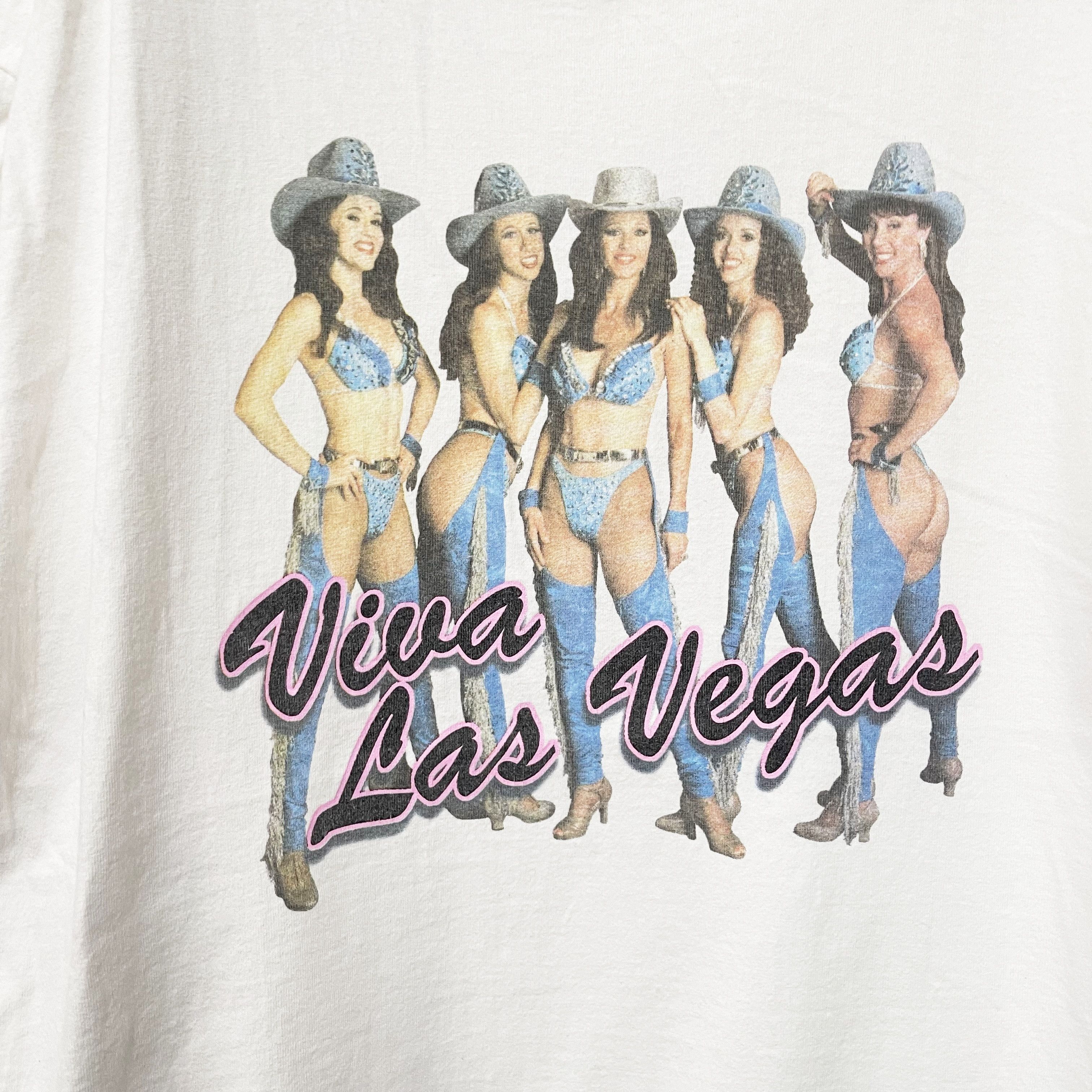 Vintage Vintage 00s Viva Las Vegas T-Shirt Size US XL / EU 56 / 4 - 2 Thumbnail