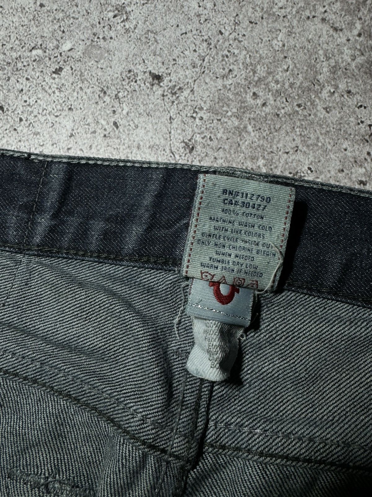 True Religion × Vintage True Religion Vintage Streetwear y2k Denim rap Jeans Size US 34 / EU 50 - 12 Thumbnail