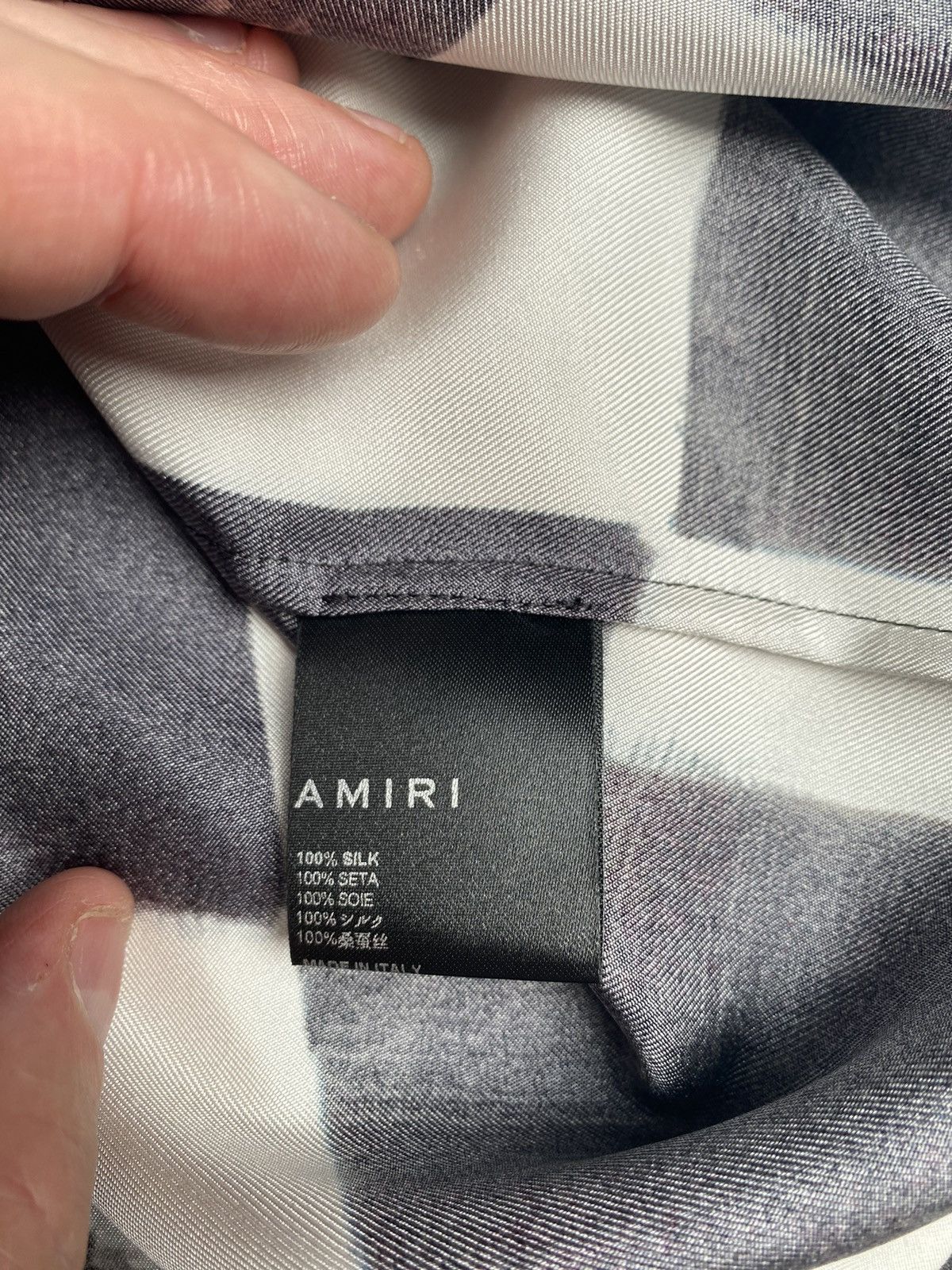Amiri × Wes Lang AMIRI & WES LANG SILK SKULL PRINT BOWLING SHIRT FROM AW22 Size US L / EU 52-54 / 3 - 7 Thumbnail