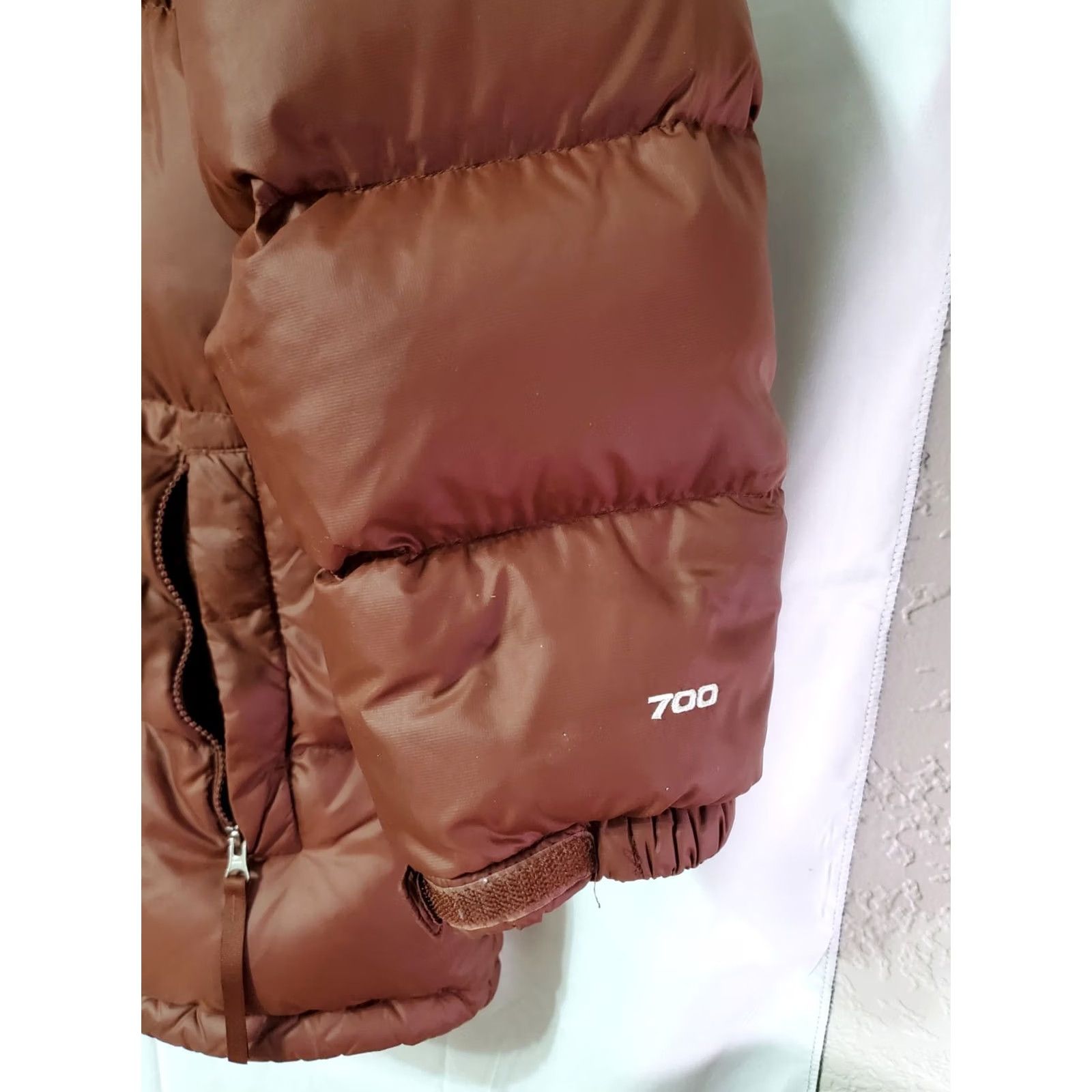 The North Face The North Face Women’s Nuptse 700 Down Puffer Jacket XXL Brown Hooded Size XXL / US 16-18 / IT 52-54 - 2 Thumbnail