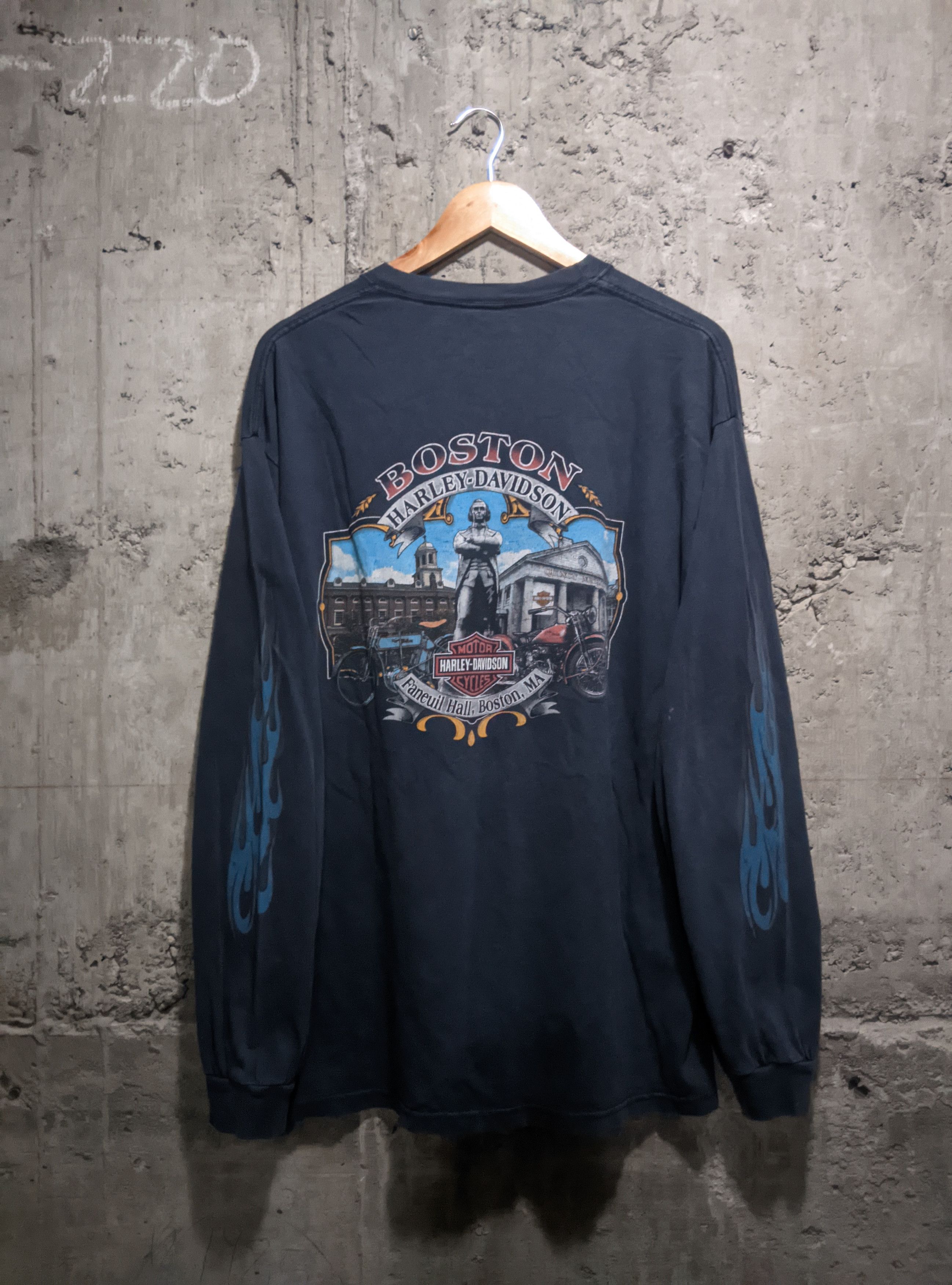 Harley Davidson Vintage Harley Davidson flame sleeves choppers wcc erd Size US XL / EU 56 / 4 - 2 Thumbnail