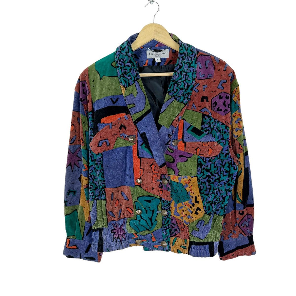 ⚡️LOUIS FERAUD POP ART BUTTON JACKET