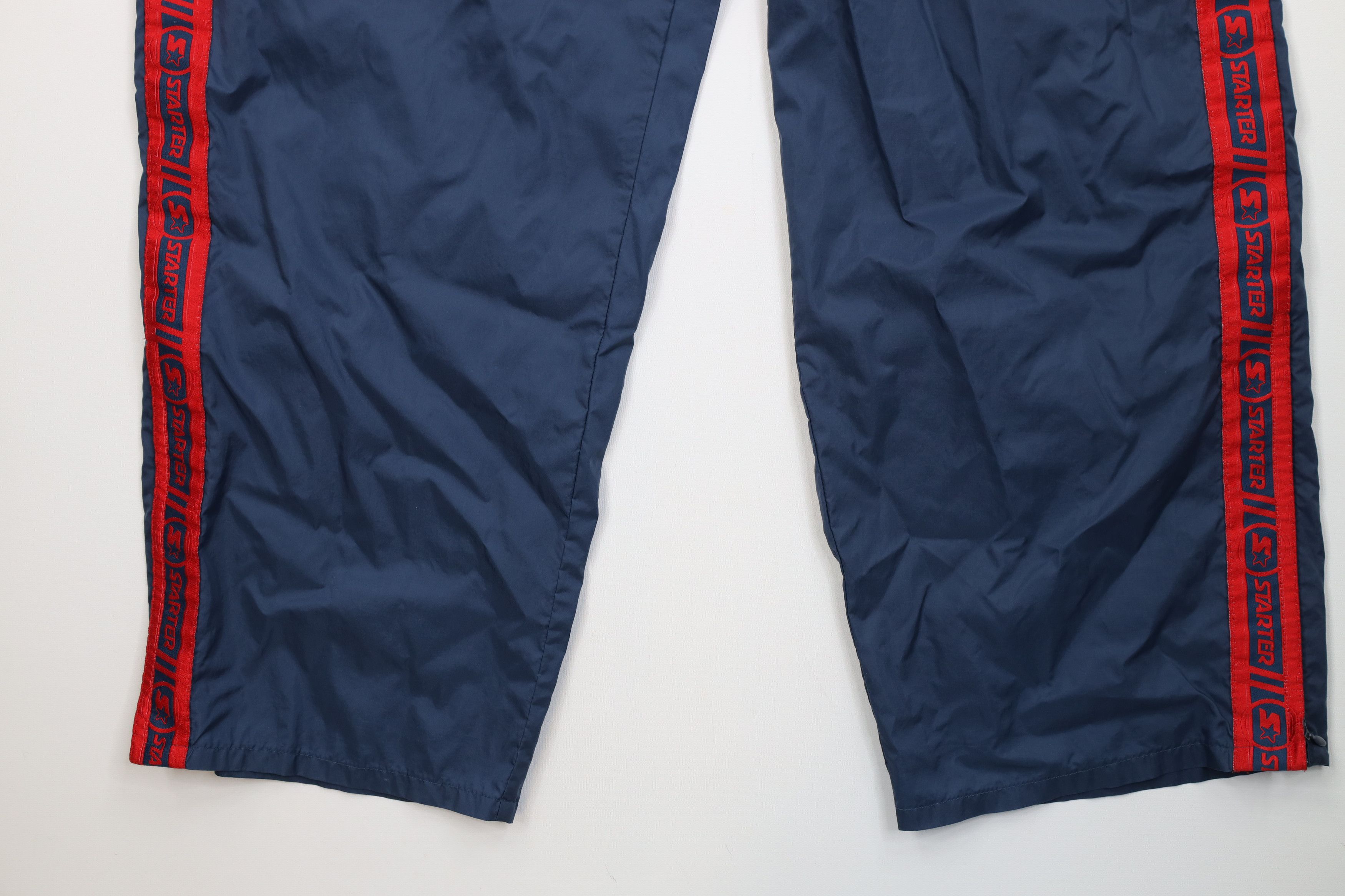 Starter Vintage 90s Starter Taped Logo Wide Leg Windbreaker Pants Size US 38 / EU 54 - 4 Thumbnail