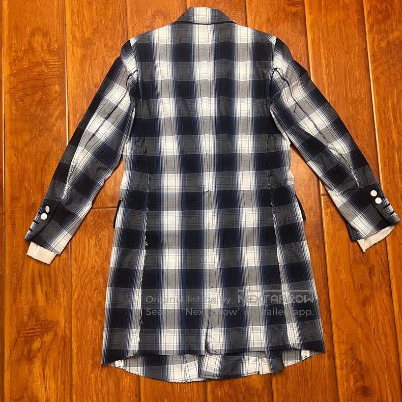 Takahiromiyashita The Soloist. Plaid suit jacket