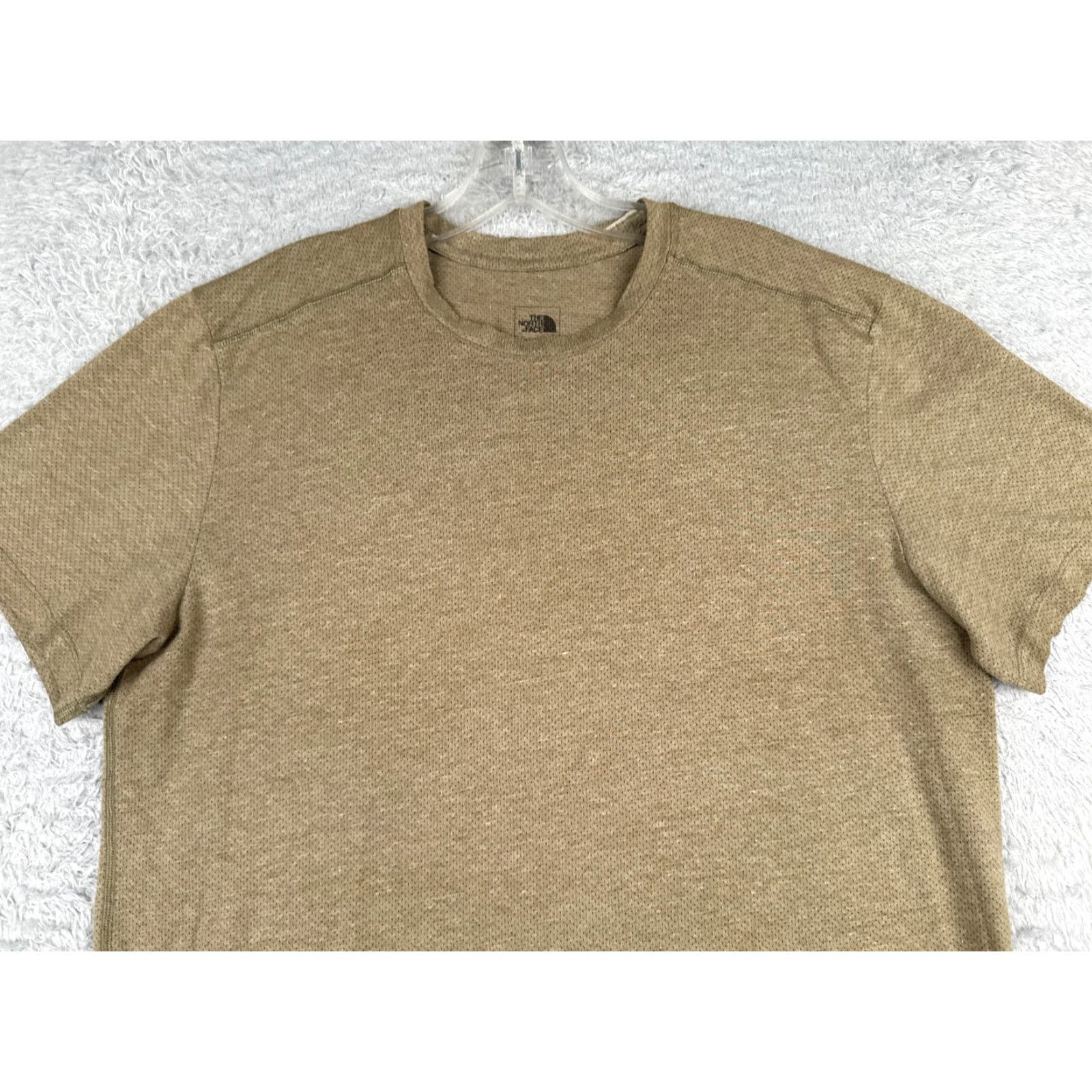 The North Face The North Face Shirt Men L Brown Flashdry Short Sleeve Crew Neck Polyester Cotton Jersey Logo 90s Outdoor Mens Size US L / EU 52-54 / 3 - 4 Thumbnail