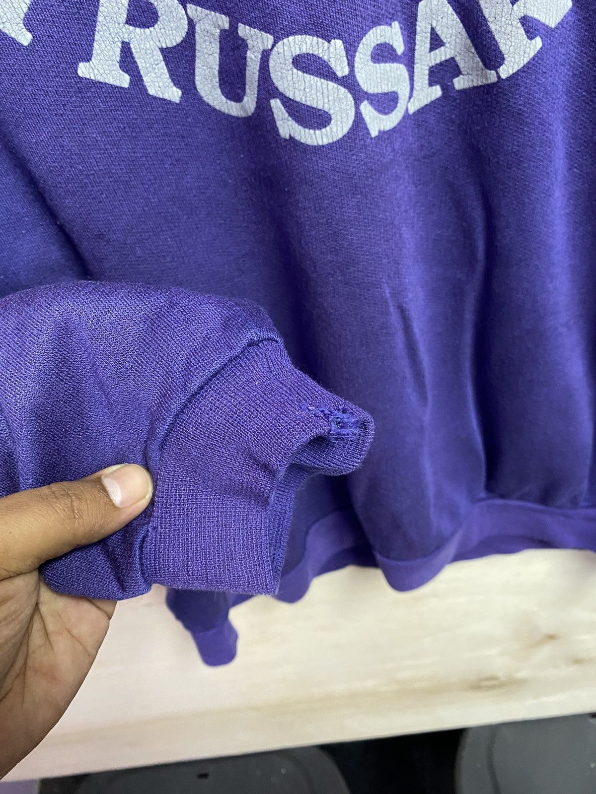 Trussardi vintage Trussardi Jeans big logo embroidery sweatshirt. Size US XL / EU 56 / 4 - 4 Thumbnail