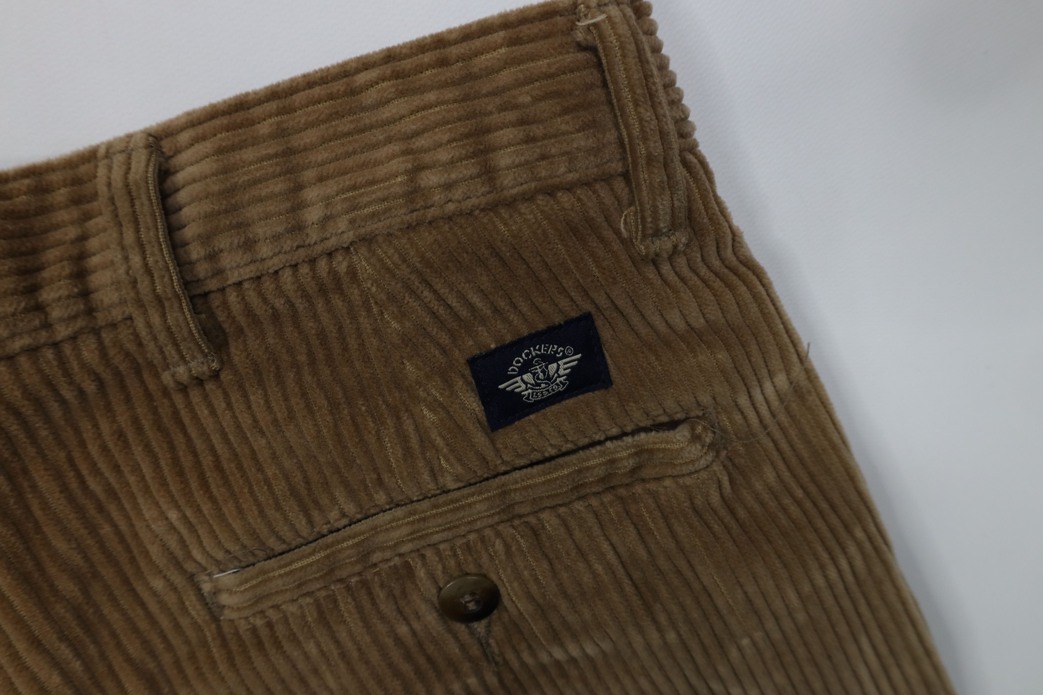 Vintage Vintage 90s Streetwear Relaxed Wide Leg Corduroy Chino Pants Size US 38 / EU 54 - 17 Thumbnail