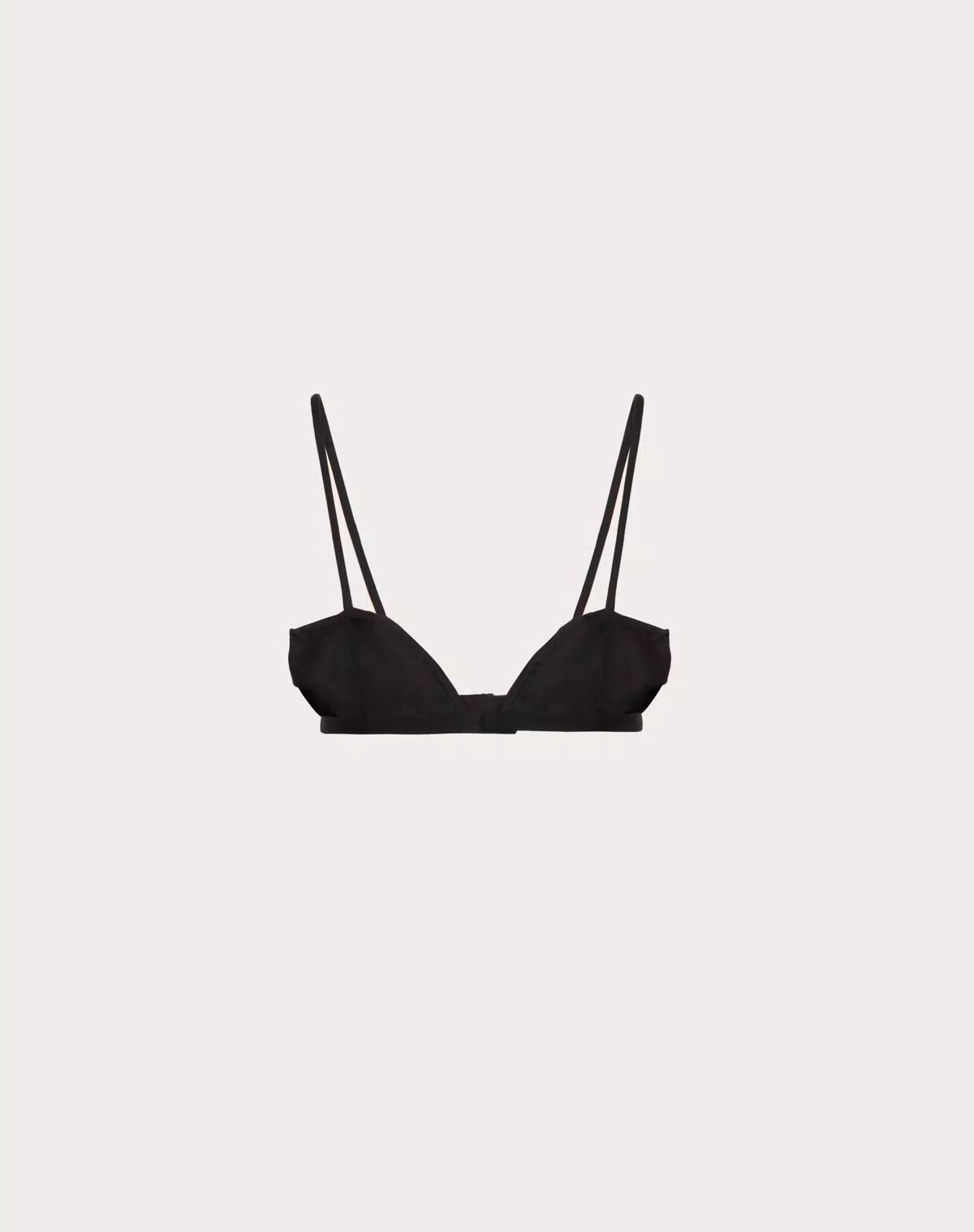 Valentino o1s1wg110625 Size: 42/Crepe Couture Bralette in Black Size ONE SIZE - 2 Thumbnail