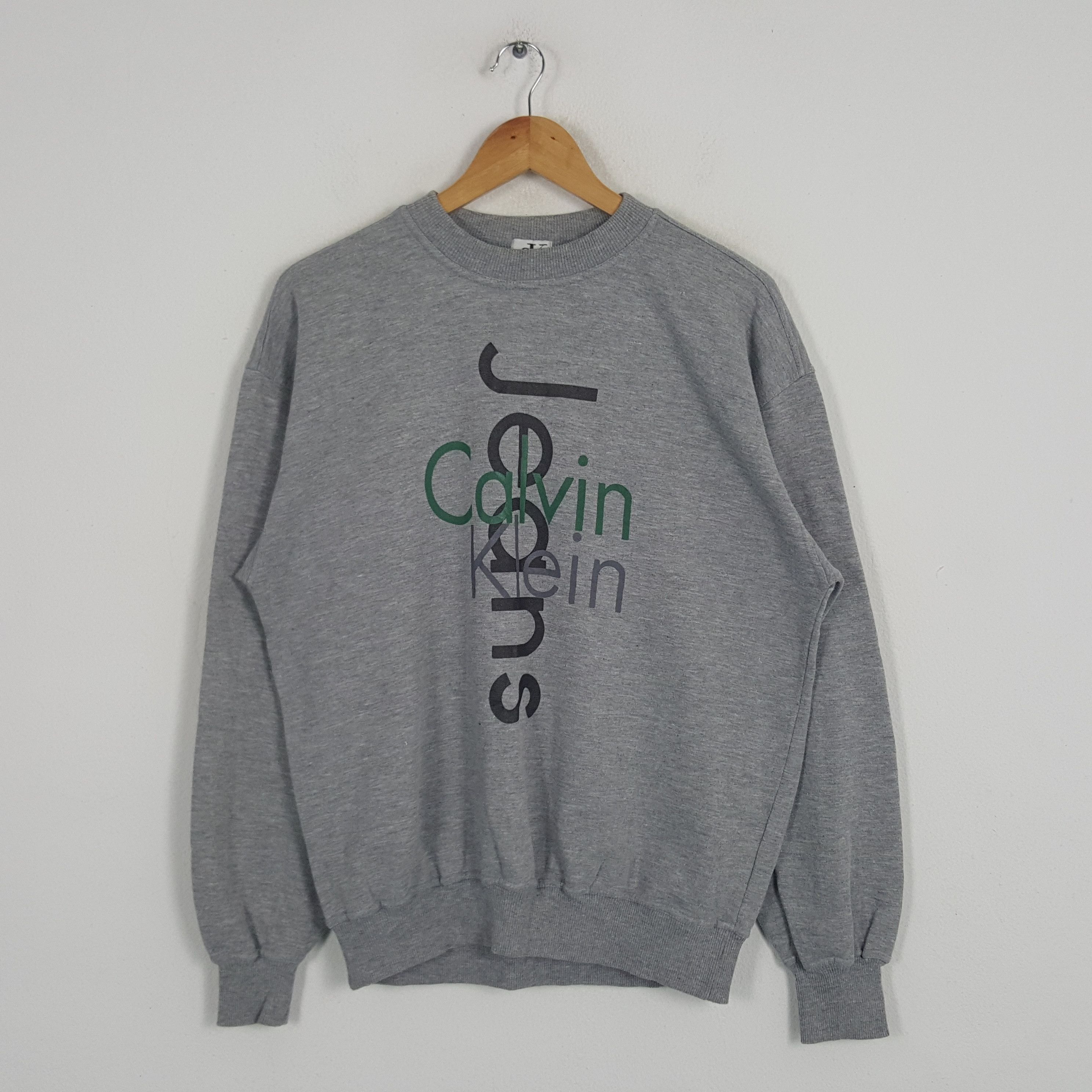 Calvin Klein × Calvin Klein 205W39NYC × Vintage Vintage Calvin Klein Jeans Luxury Brand Sweatshirt Size US M / EU 48-50 / 2 - 1 Thumbnail