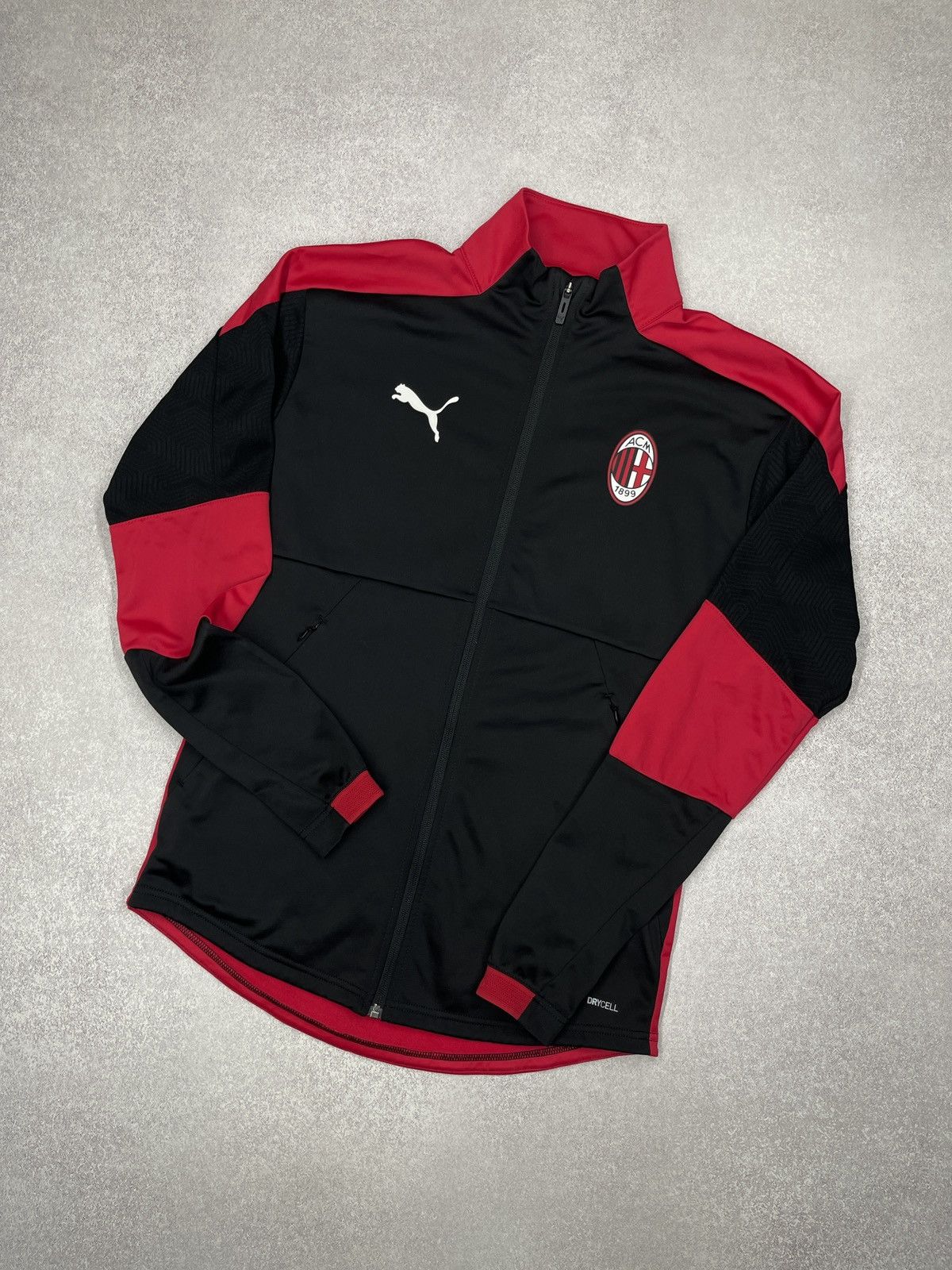 Puma Puma AC Milan DryCell Training Track Jacket Red Black Size US S / EU 44-46 / 1 - 1 Thumbnail