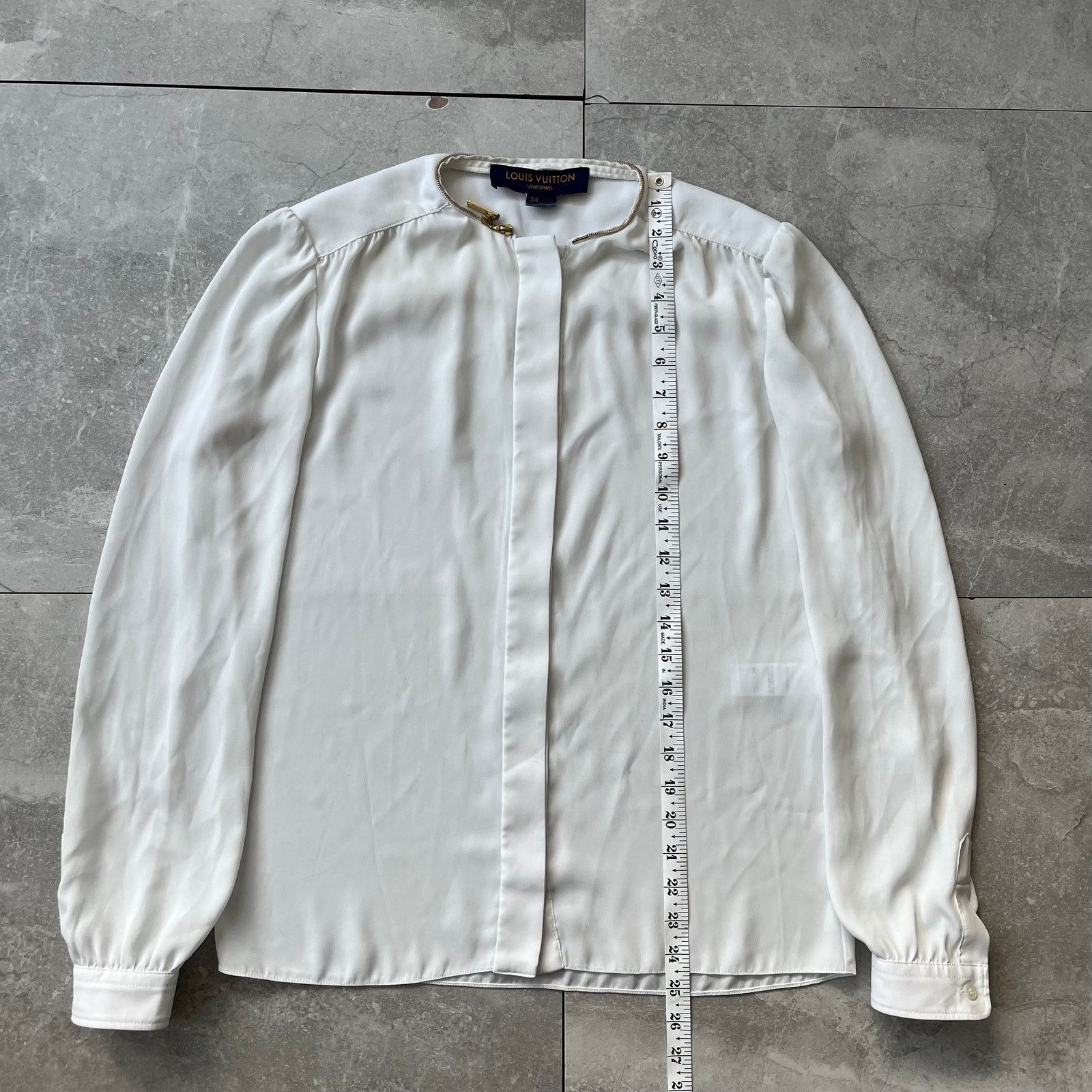Louis Vuitton Louis Vuitton Uniforms Women’s White Blouse – Size 34 Size M / US 6-8 / IT 42-44 - 7 Thumbnail