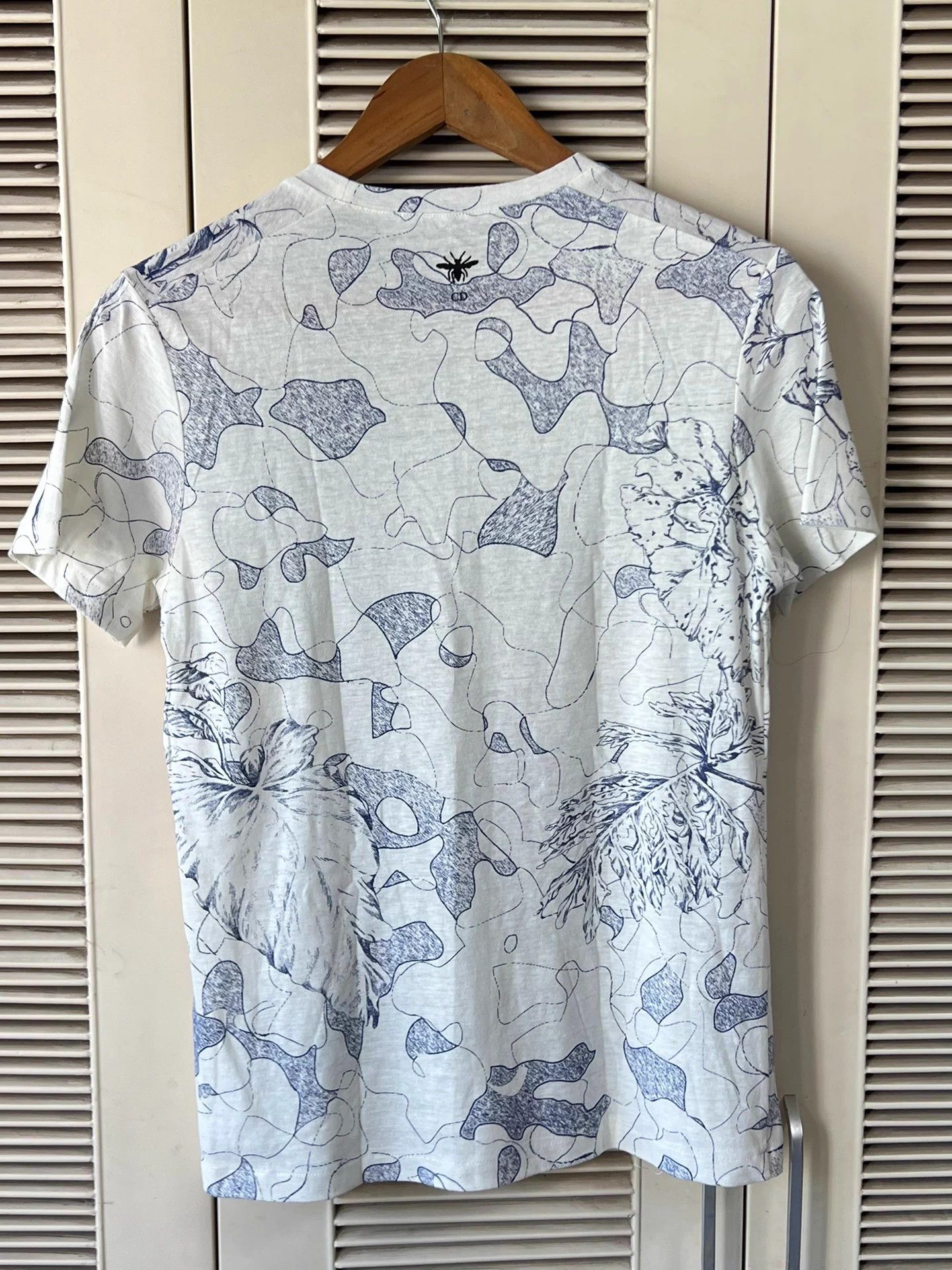 Dior Dior Map Animal Print T - shirt XS CD Bee Back Size XS / US 0-2 / IT 36-38 - 2 Thumbnail