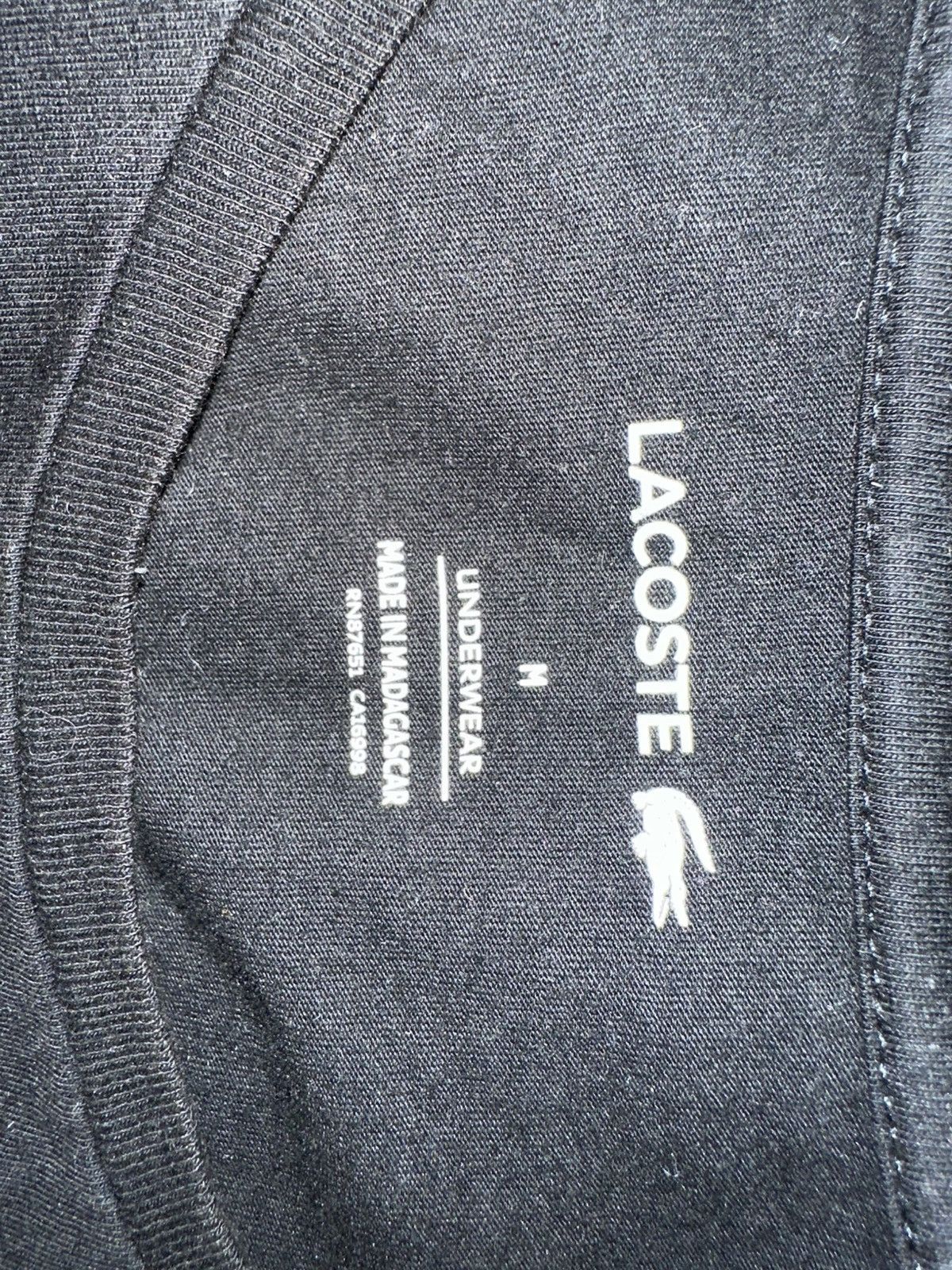 Lacoste Lacoste black t-shirt Size M / US 6-8 / IT 42-44 - 10 Thumbnail