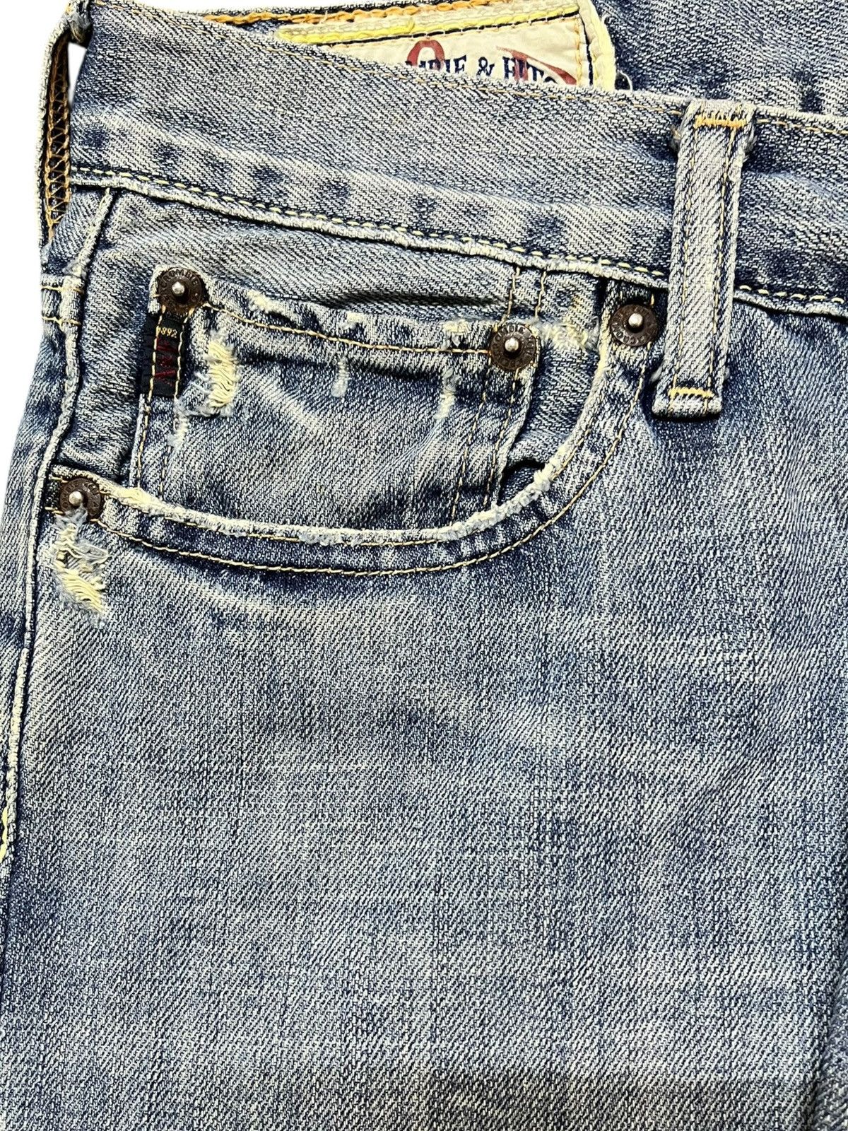 Abercrombie & Fitch Vintage Abercrombie&Fitch Faded Bootcut Denim Size US 31 - 5 Thumbnail
