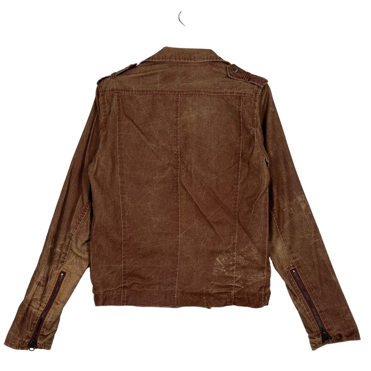 April 77 🔥 APRIL 77 Record Double colar MOTO RIDER JACKET Size US S / EU 44-46 / 1 - 8 Thumbnail