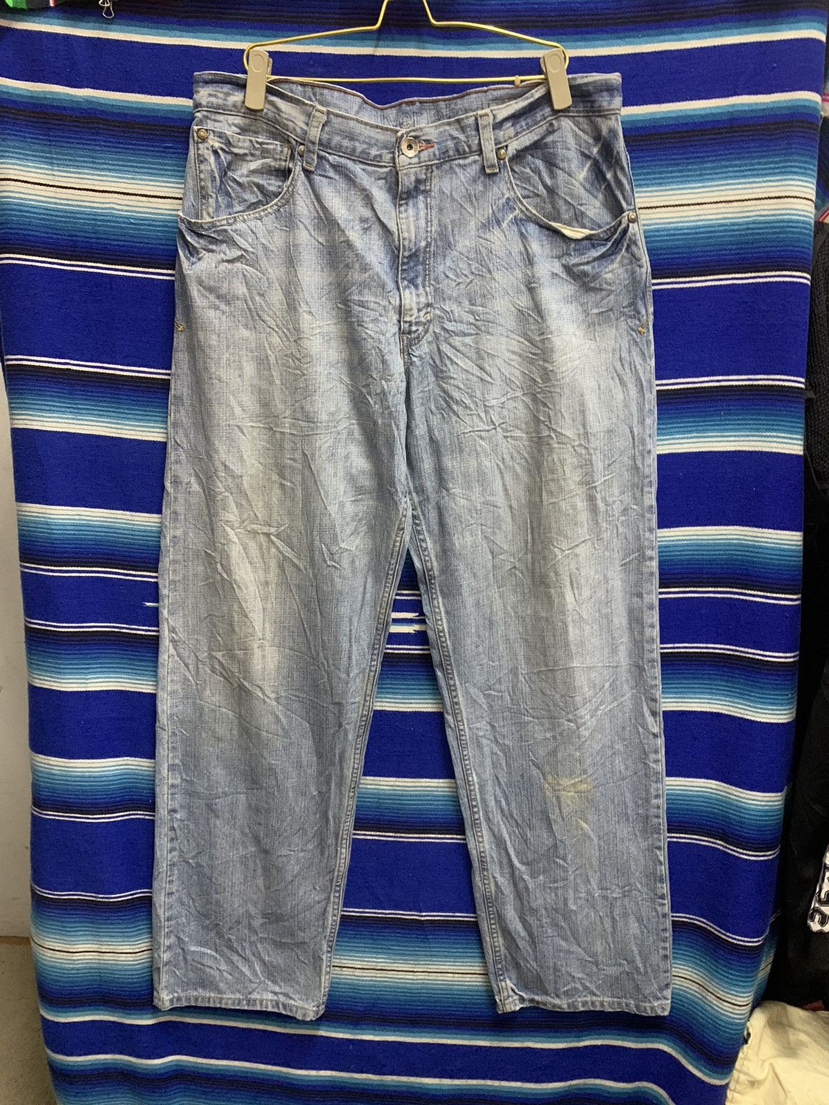 Image of Vintage Levis Silver Tab Baggy Denim Pants, Men's (Size 38)