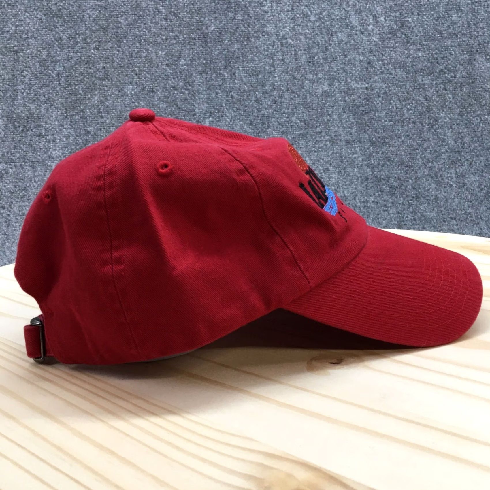 Umbro Fahrenheit Lake Zumbro Baseball Cap Hat Red Mens One Size Adjustable Curved Brim Casual Size ONE SIZE - 5 Thumbnail