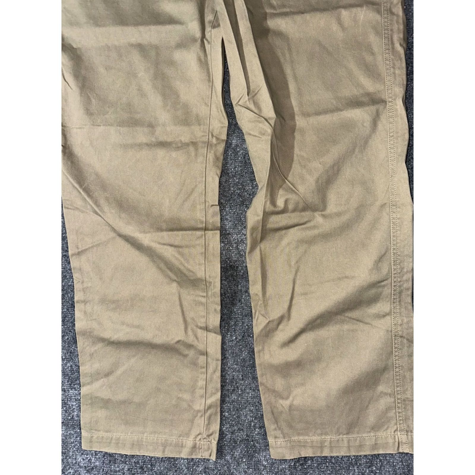 Vintage Columbia Pants Mens 40 Regular Fit Khaki Cotton Flat Front 5 Pockets Straight Brown Size US 40 / EU 56 - 2 Thumbnail