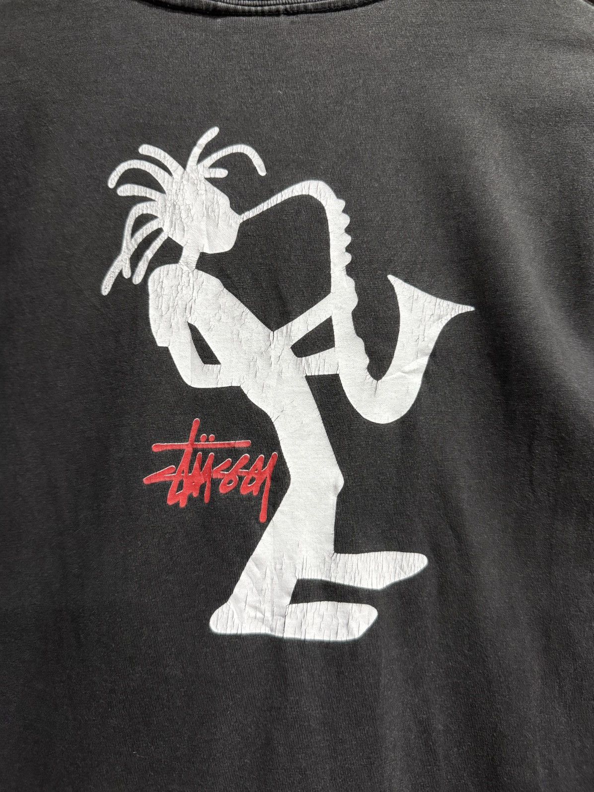 Stussy Vintage 90s Stussy Faded Usa Tee Size US S / EU 44-46 / 1 - 2 Thumbnail