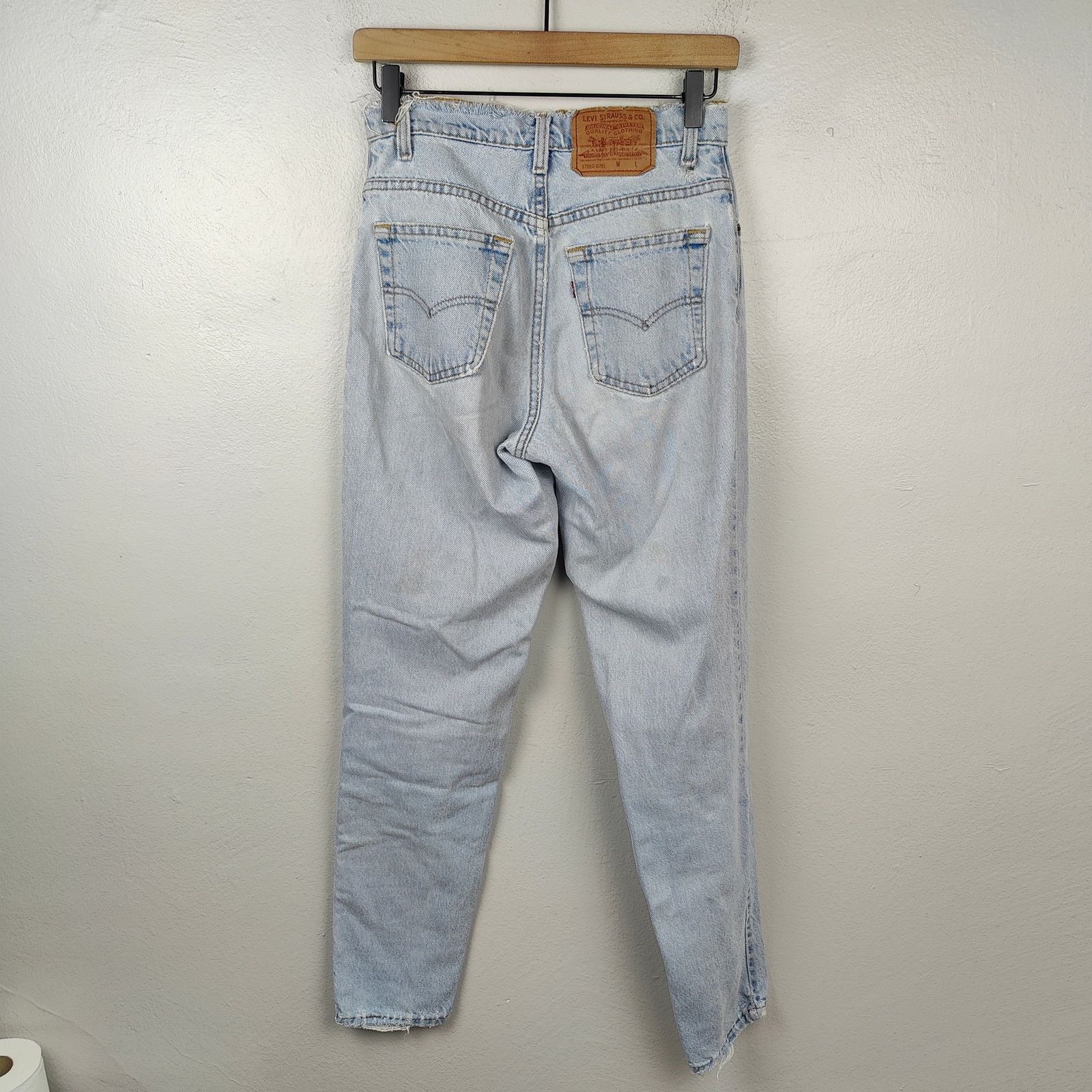 Other Vintage Levi's 17550-0291 Jeans Womens 25 Light Wash Size 25" / US 0 / IT 36 - 8 Thumbnail