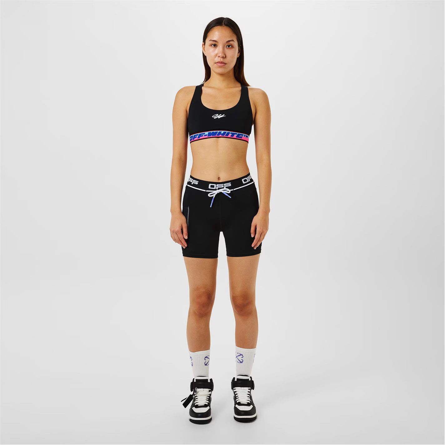 Off-White o1g2r1mq1224 Crop Tops in Black Size XS / US 0-2 / IT 36-38 - 6 Thumbnail