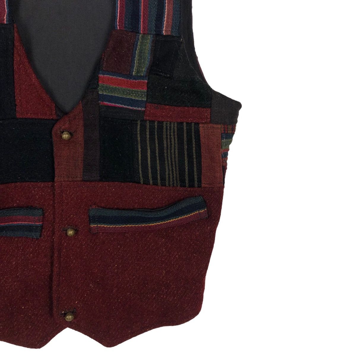 Japanese Brand 🔥Vintage Waist Coats Tartan Design Inspire Kapital Japan Size US M / EU 48-50 / 2 - 5 Thumbnail