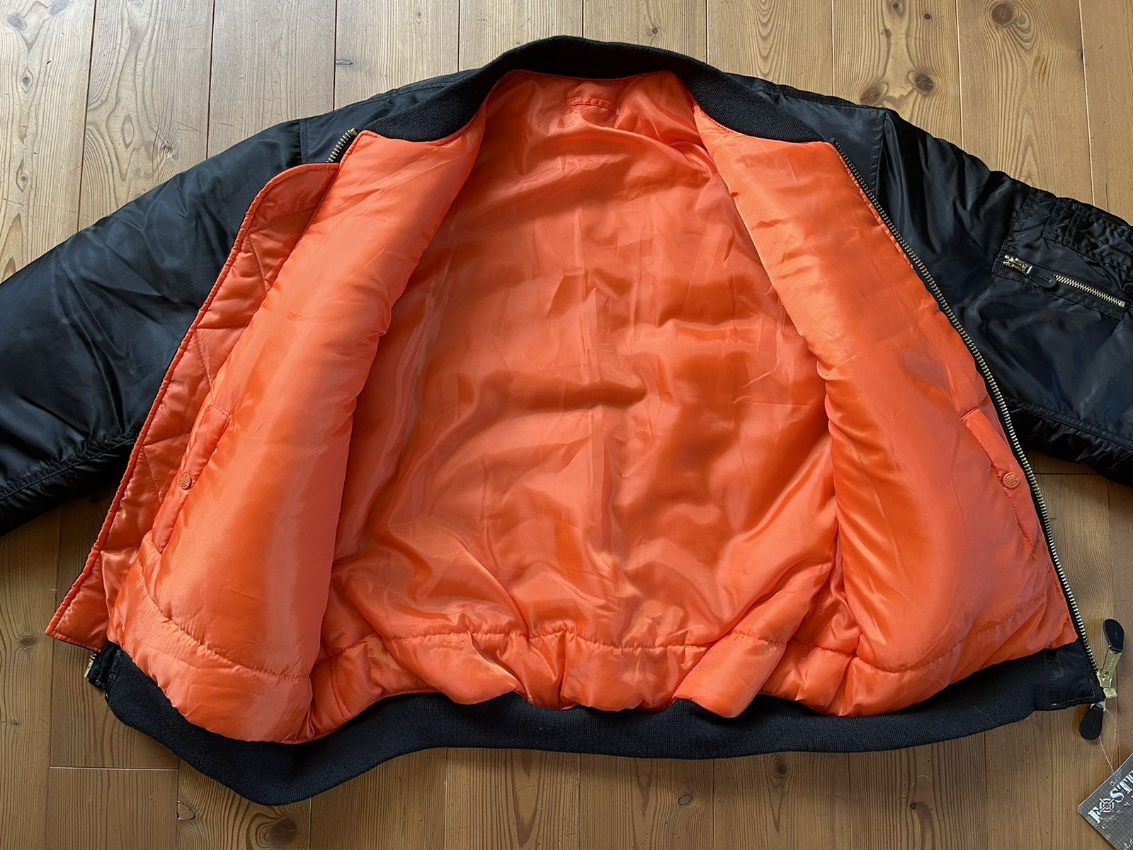 Fostex Garments × Japanese Brand Fostex MA-1 Original Bomber Jacket 4XL Black (like Raf) Size US XXL / EU 58 / 5 - 9 Thumbnail