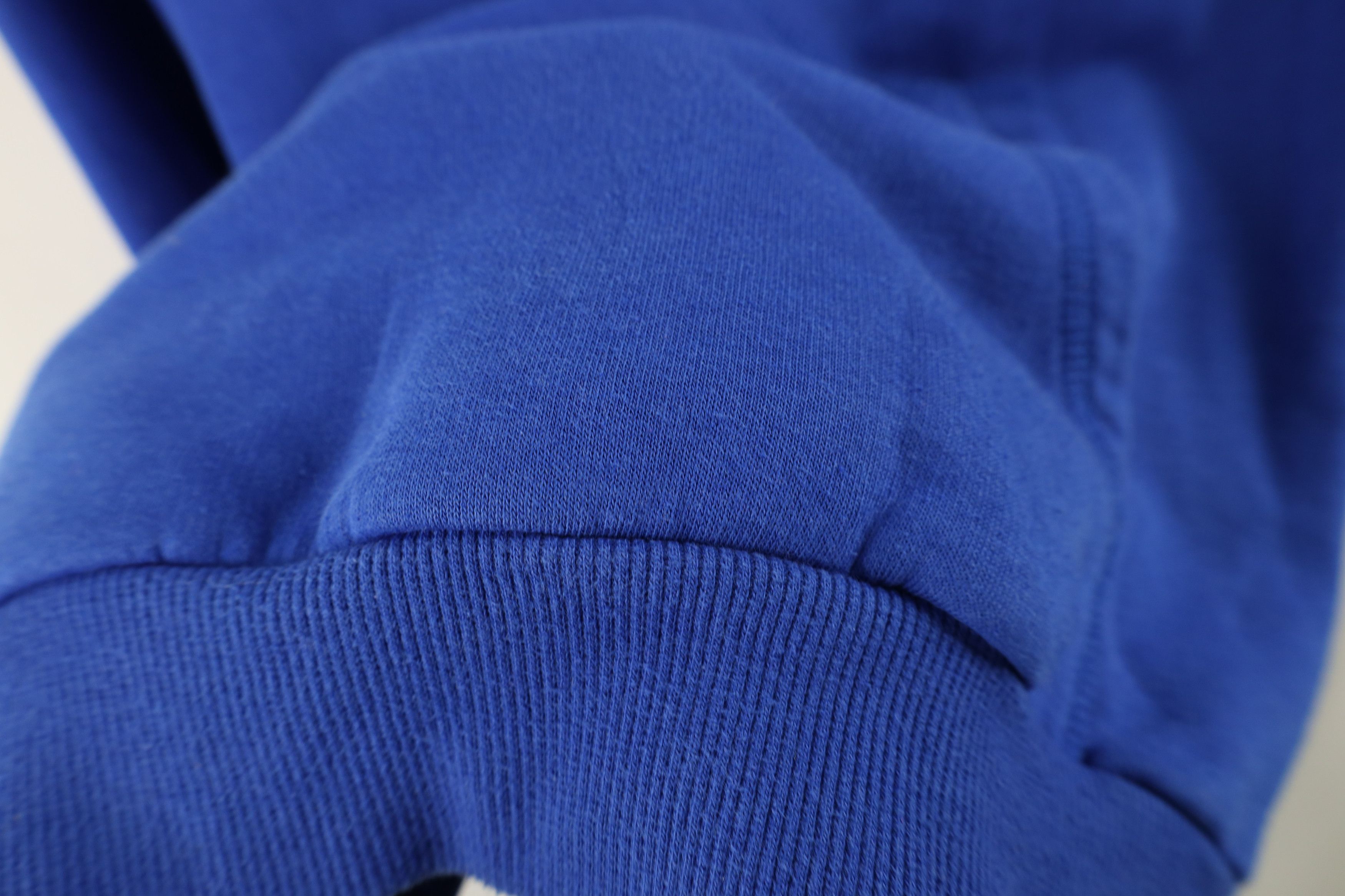 Vintage Vintage 90s Y2K Streetwear Hoodie Sweatshirt Royal Blue Size US M / EU 48-50 / 2 - 7 Thumbnail