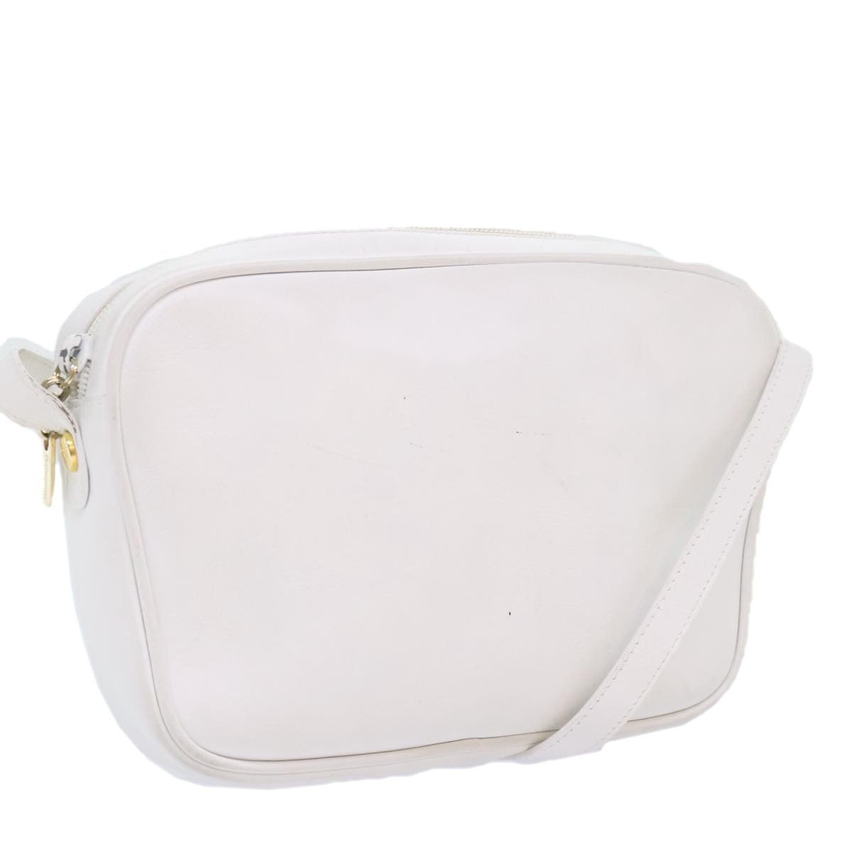 Salvatore Ferragamo White Leather Shoulder Bag (Pre-Owned) Size ONE SIZE - 1 Thumbnail