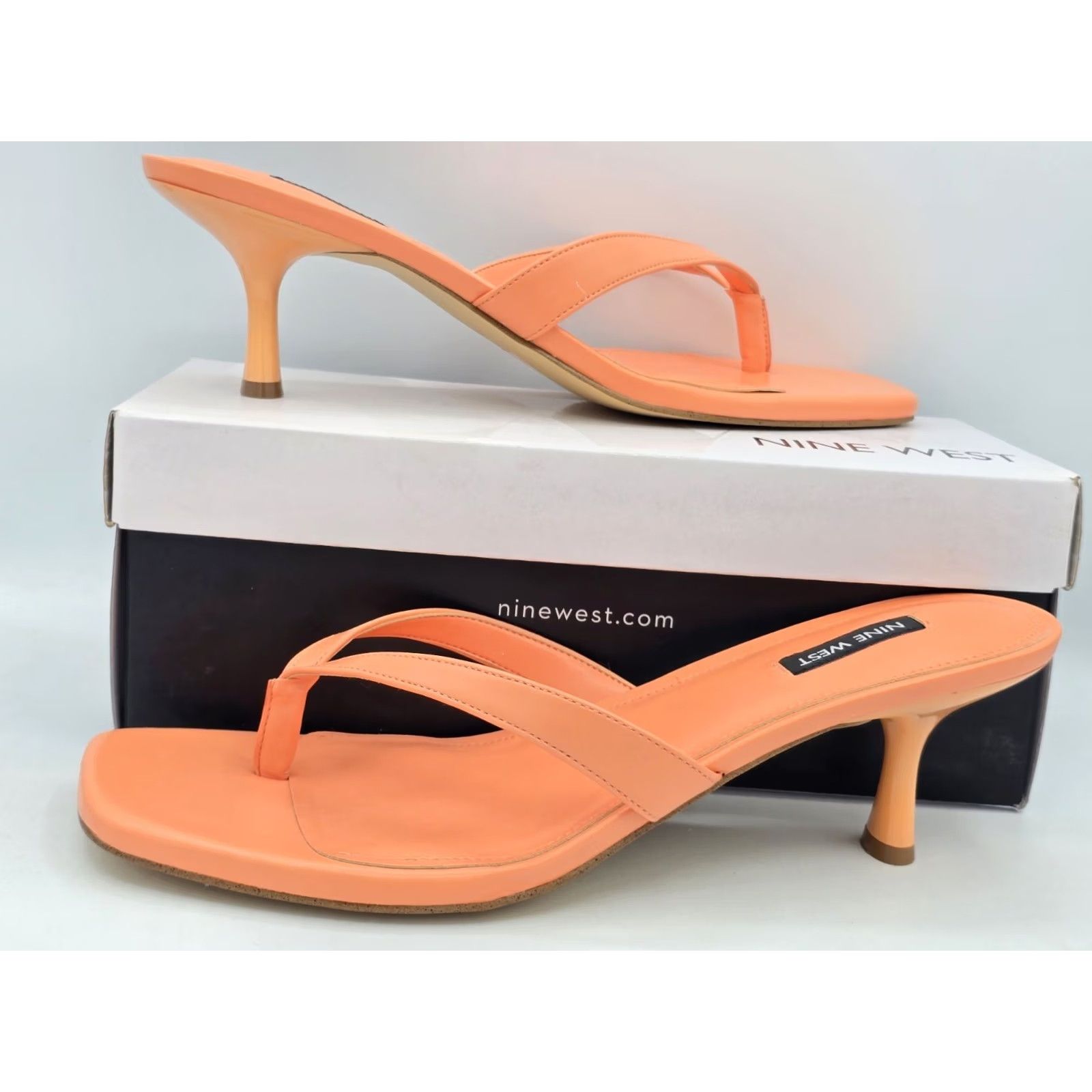 Nine West Nine West Andela 3 - Orange 800 - Sz 11 M New With Box Womens Heeled Sandals Shoes Nike not included Size US 11 / IT 41 - 6 Thumbnail