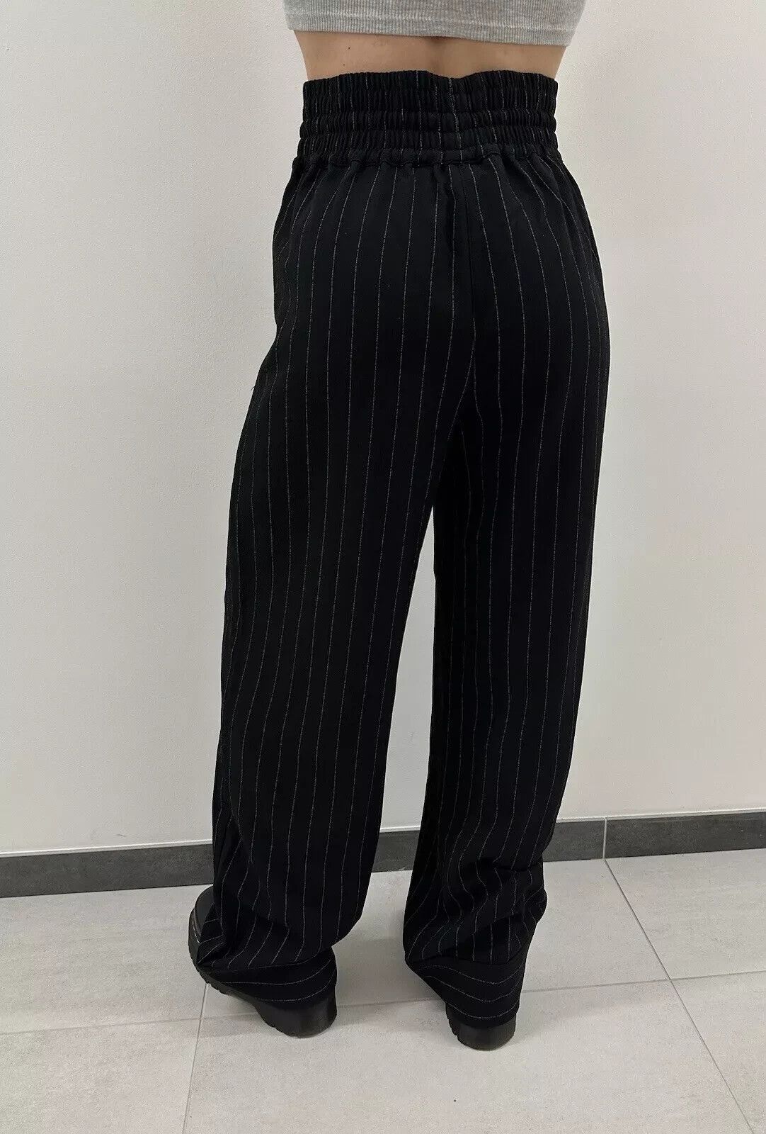 Ganni Ganni Trousers Stripped Polyester Womens Pants Size 36 Size 25" / US 0 / IT 36 - 3 Thumbnail
