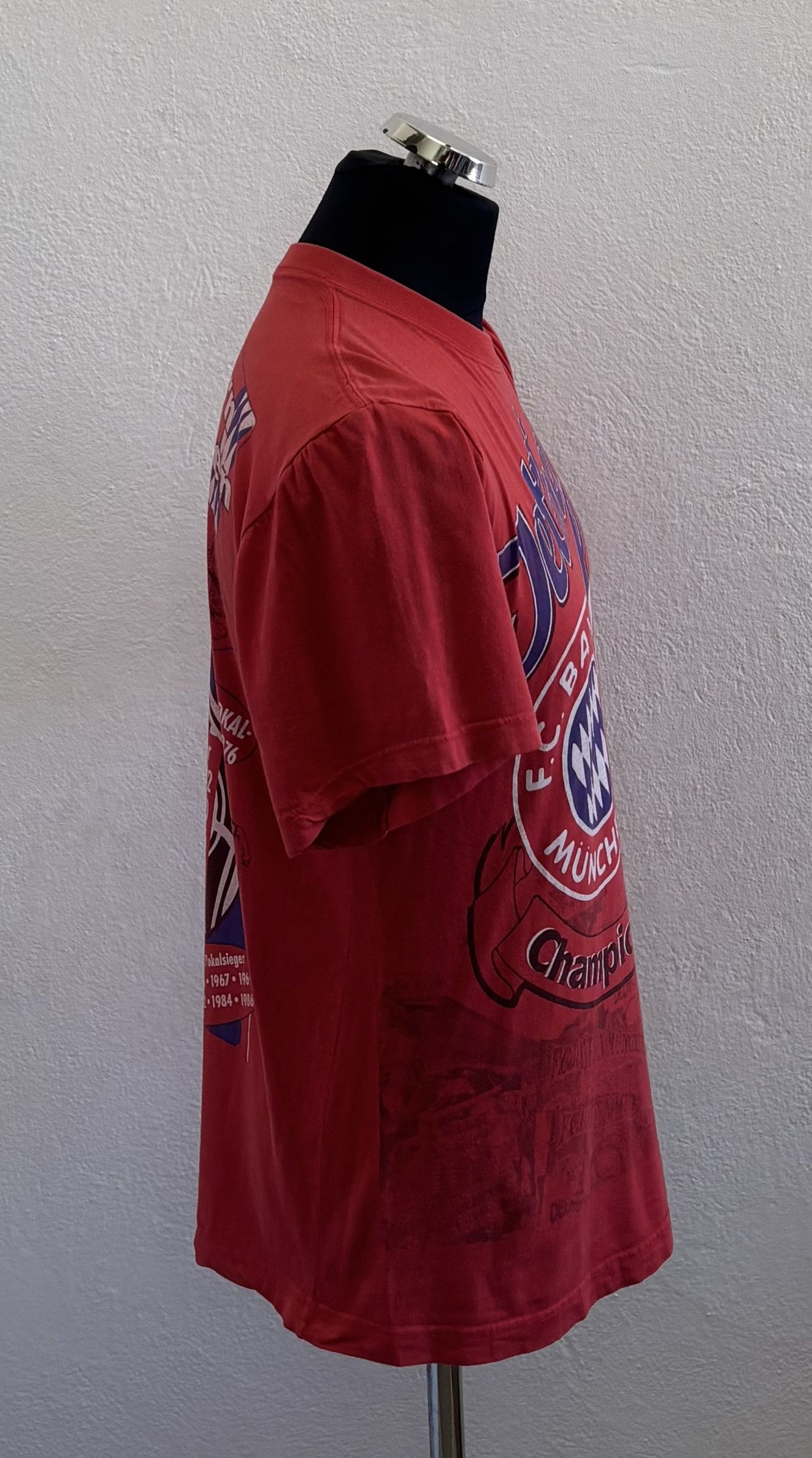 Vintage Bayern Munich Championship 1994 T-Shirt Size L Size US L / EU 52-54 / 3 - 4 Thumbnail