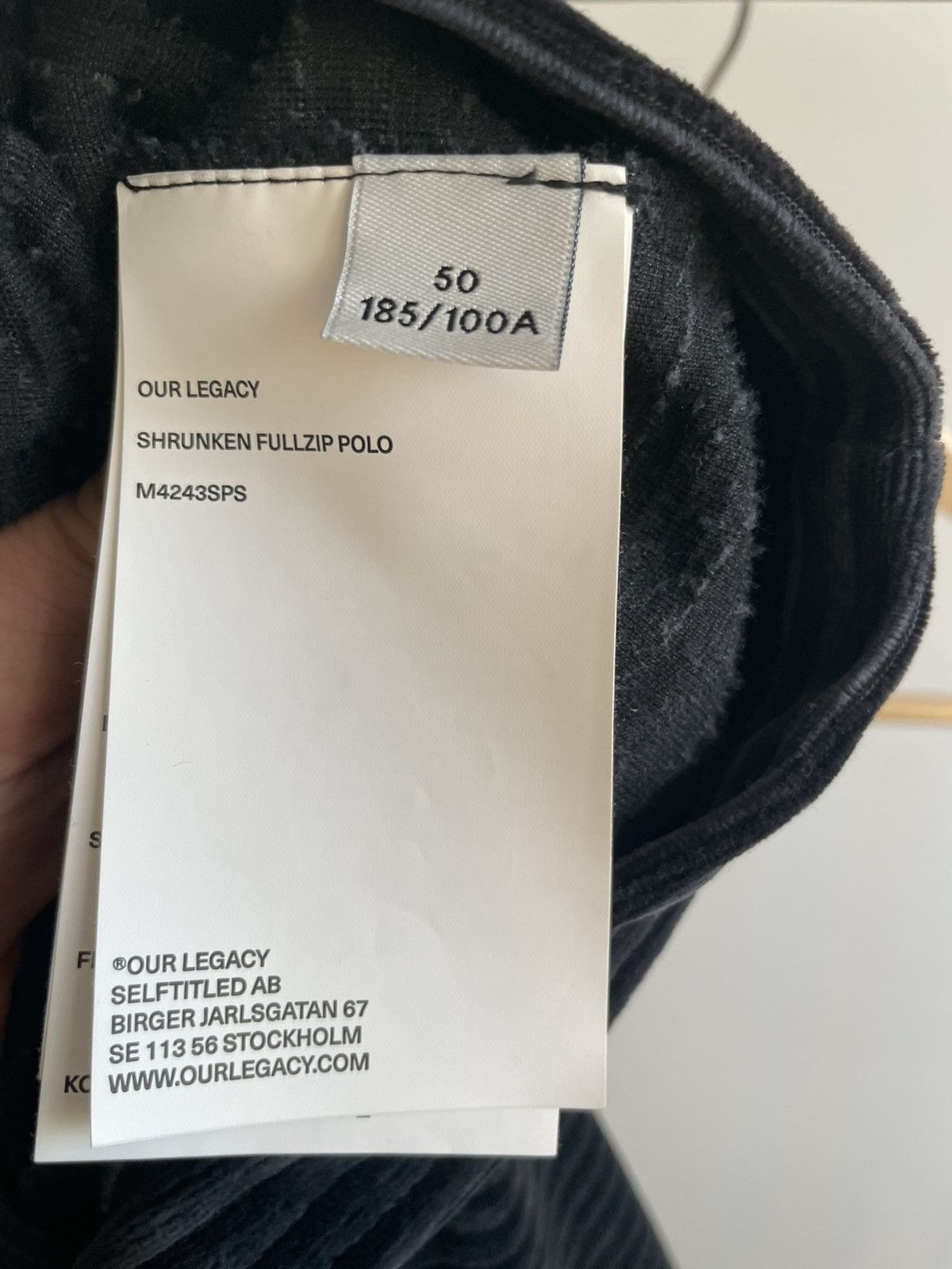 Our Legacy Our legacy - shrunken fullzip polo Size US M / EU 48-50 / 2 - 4 Thumbnail