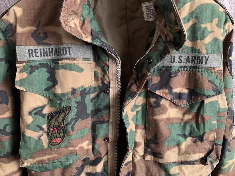 TOYS McCOY TOYS McCoy m65 jacket John Lennon camouflage, embroidered Size US M / EU 48-50 / 2 - 3 Thumbnail