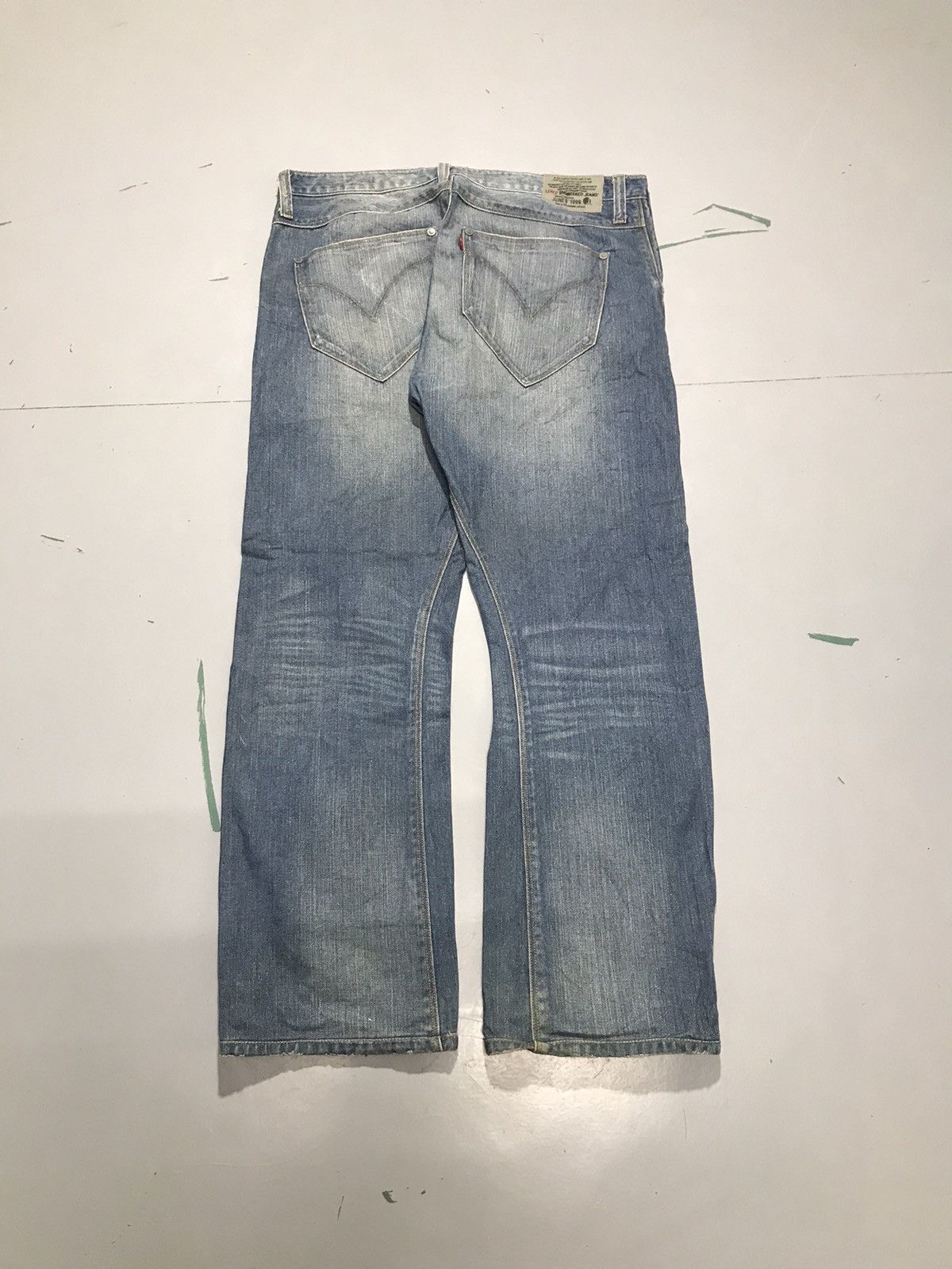 Levi's Vintage Levi’s engineer jeans 1999 denim Size US 36 / EU 52 - 2 Thumbnail