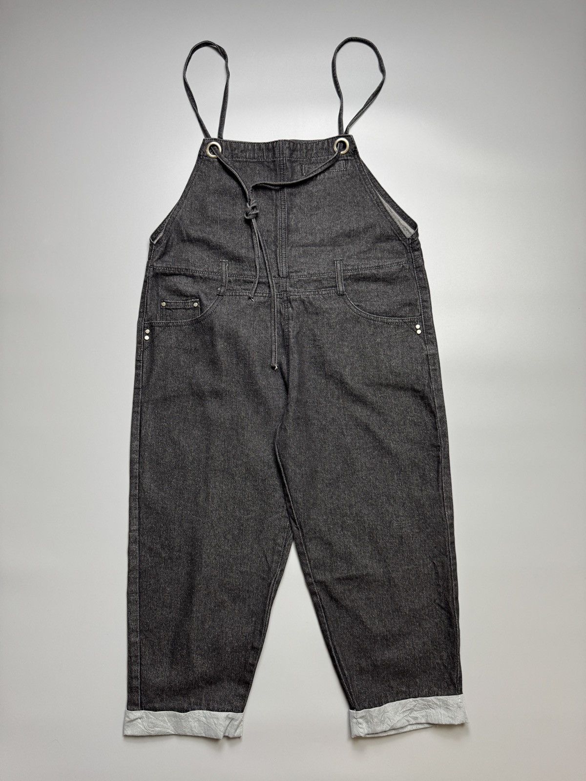 Danton Danton - Denim Baggy jumpsuit set Size 30" / US 8 / IT 44 - 1 Thumbnail