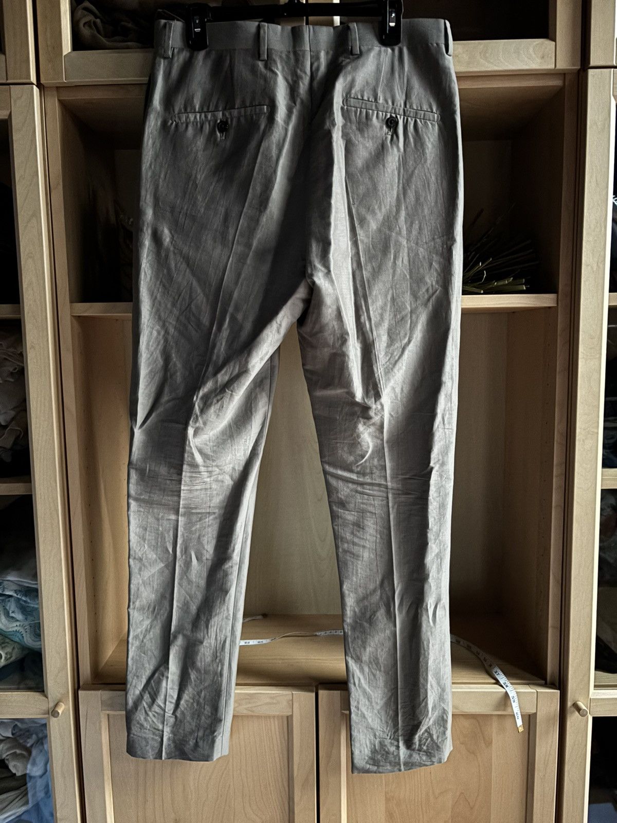 Rick Owens Sample Dust Silk/Cotton Tecuatl Slim Astaires Size 48R - 2 Thumbnail