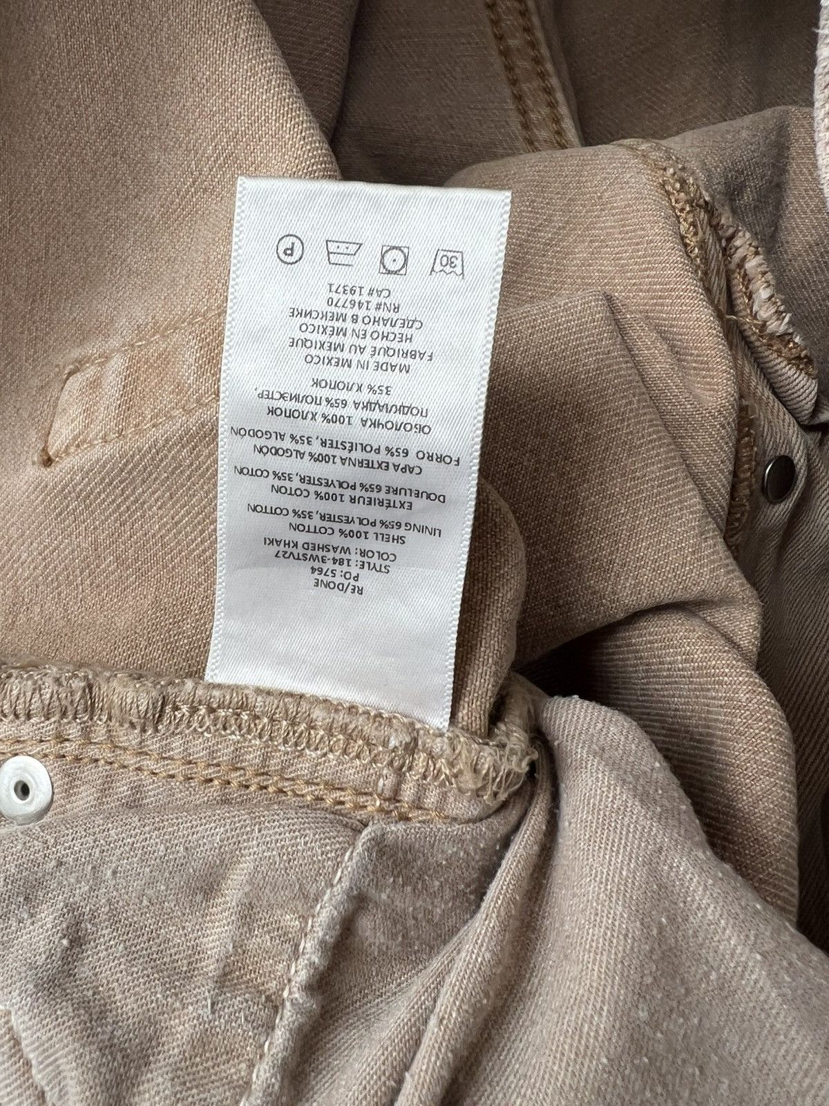 RE/DONE RE/DONE Originals 70s Stove Pipe Jeans Size 32" / US 10 / IT 46 - 4 Thumbnail