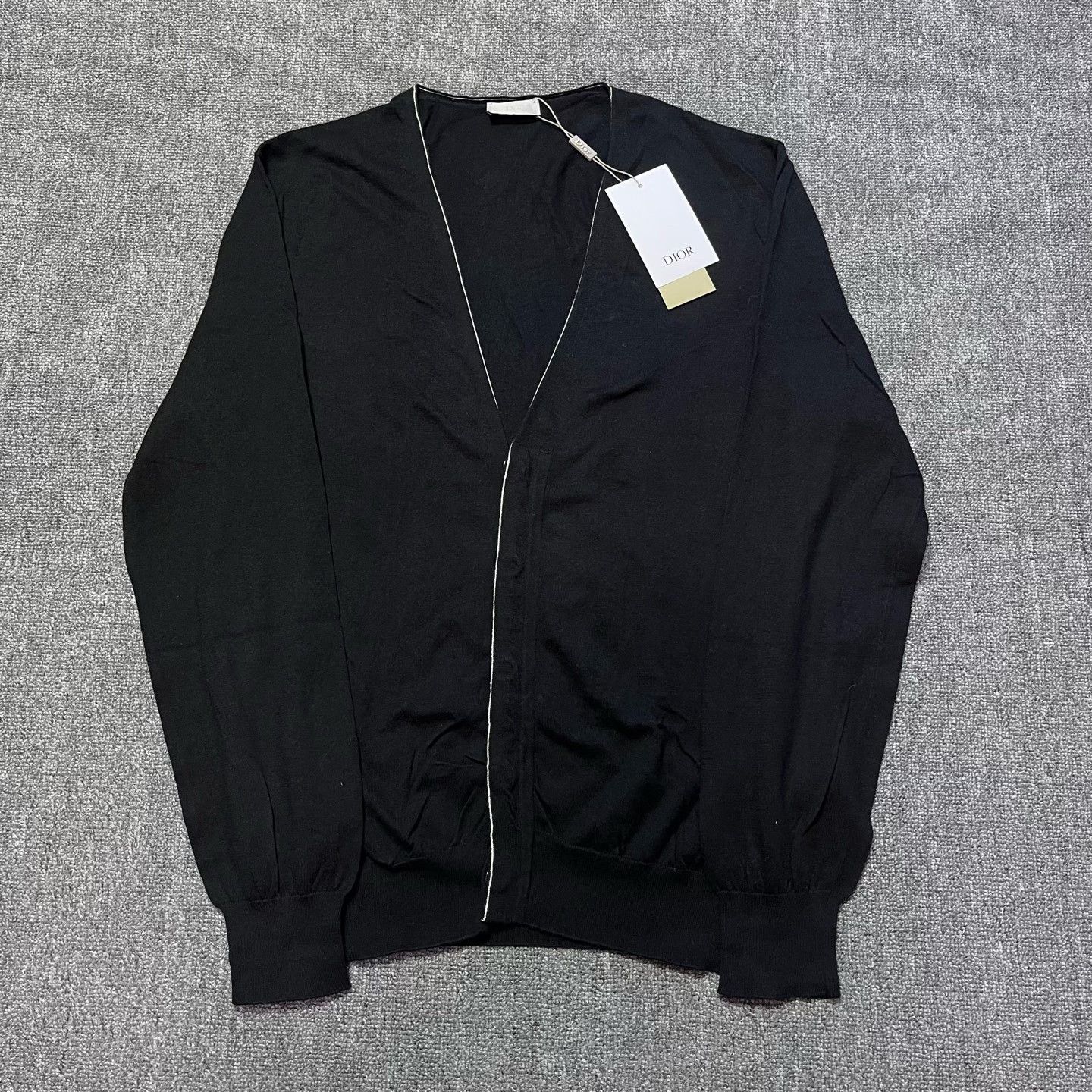 Dior Dior Knit Wool Black Sweater L Men Size US L / EU 52-54 / 3 - 1 Thumbnail